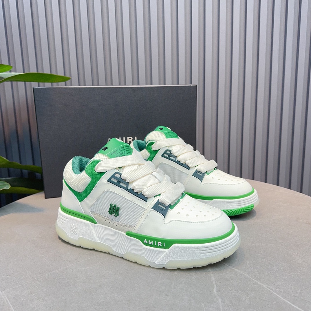 AMIRI Emil Pareja nuevas zapatillas de deporte de la calle alta de hueso formadores capa superior de