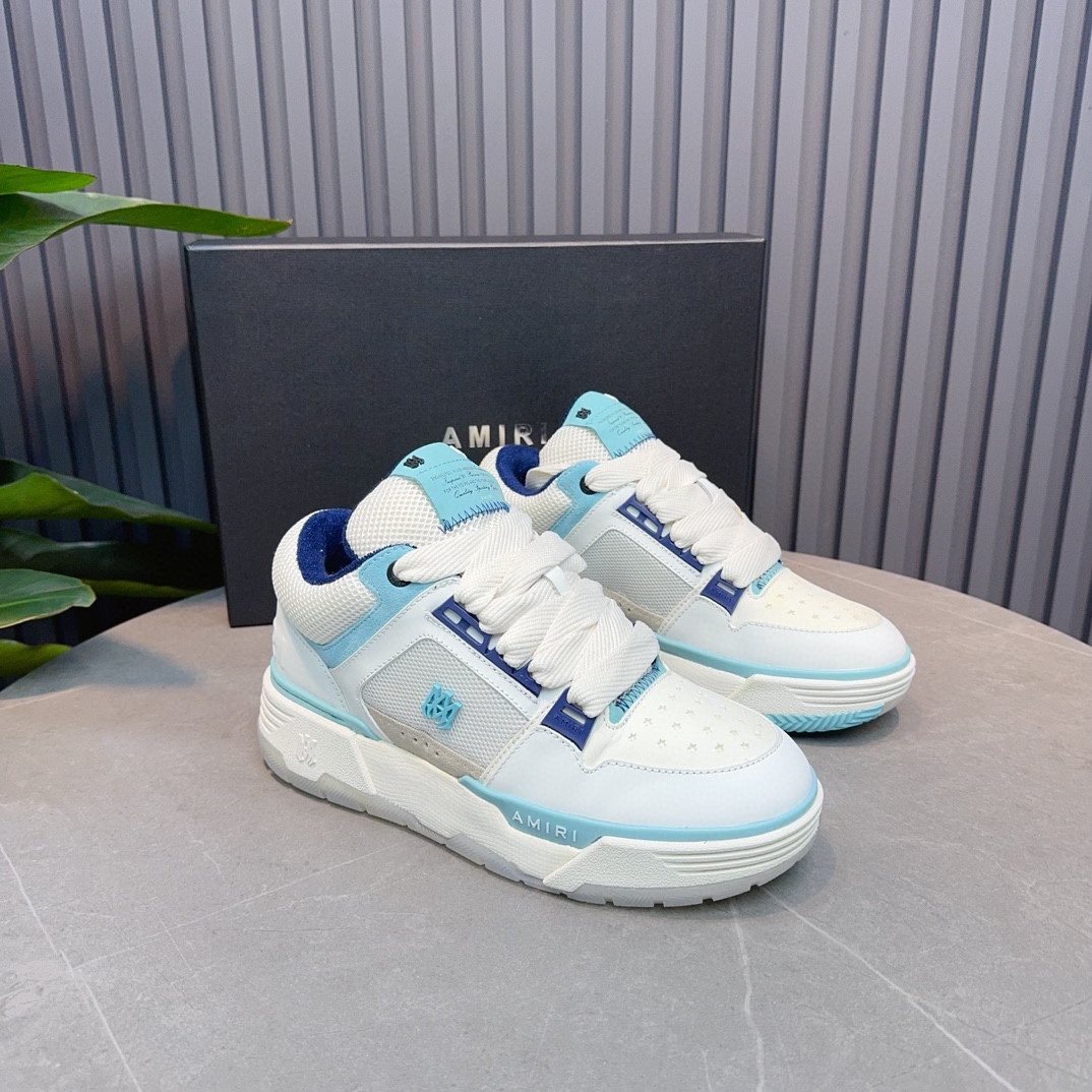 AMIRI Emil Pareja nuevas zapatillas de deporte de la calle alta de hueso formadores capa superior de