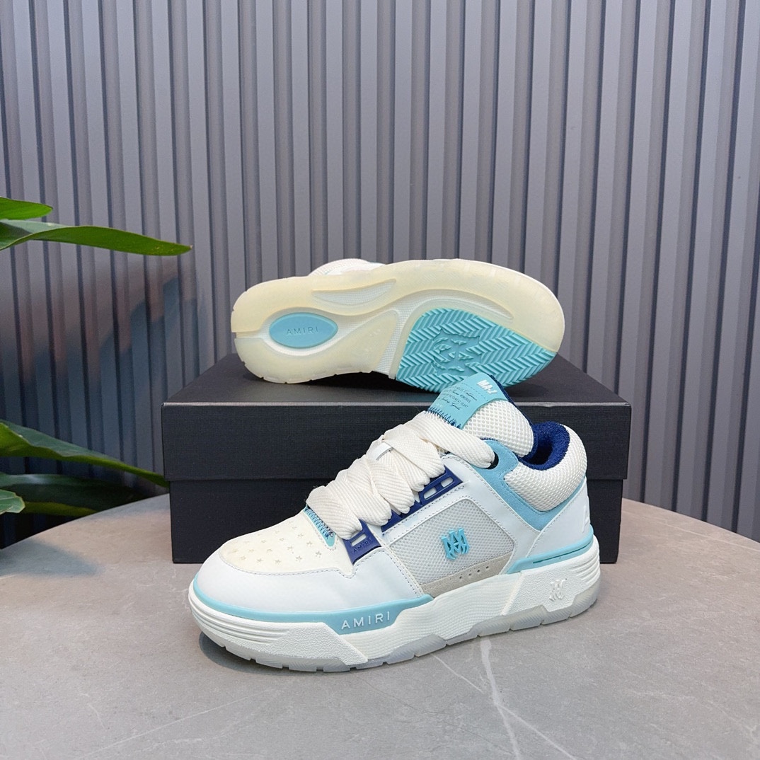 AMIRI Emil Pareja nuevas zapatillas de deporte de la calle alta de hueso formadores capa superior de