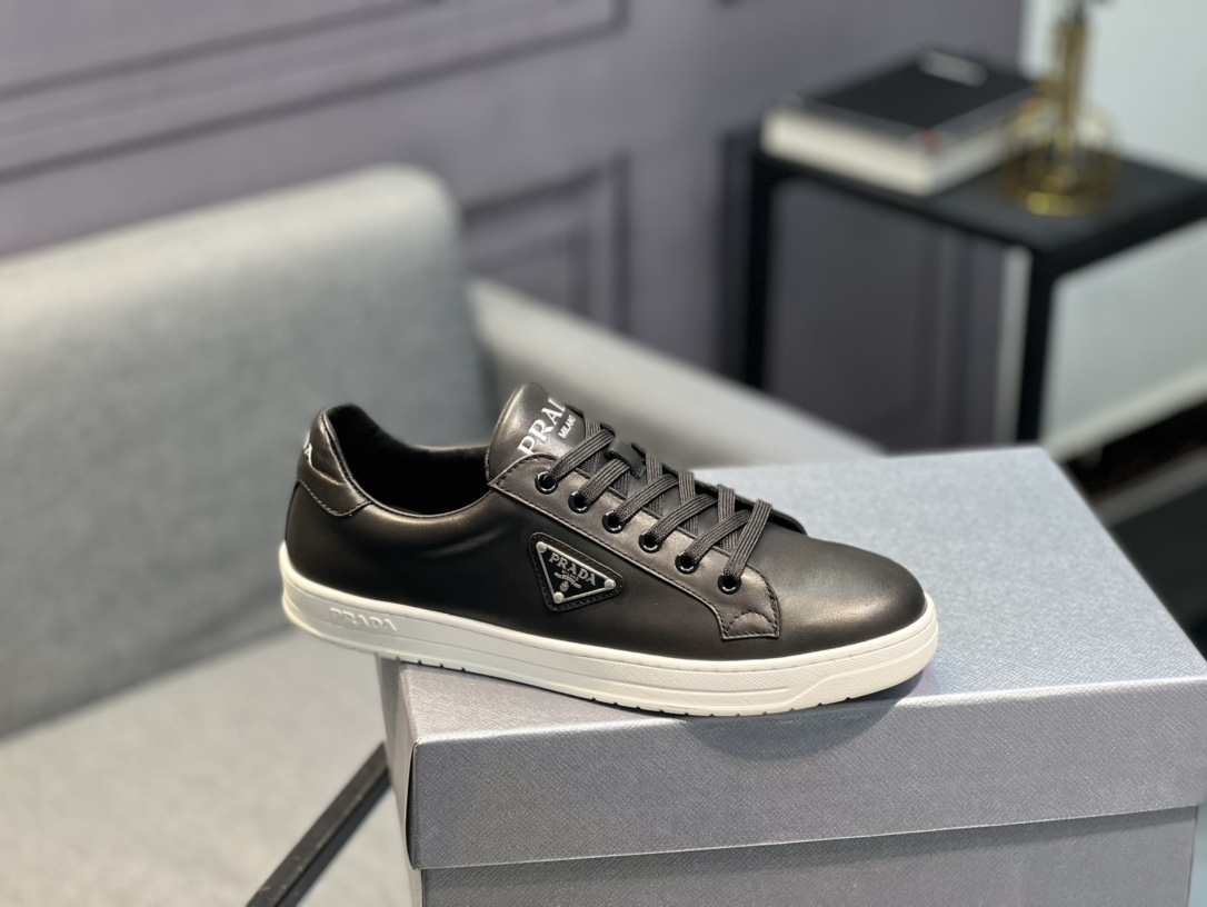 [PRADA Prada] zapatos de los hombres contra la explosión, la sincronización sitio web oficial, 1 env