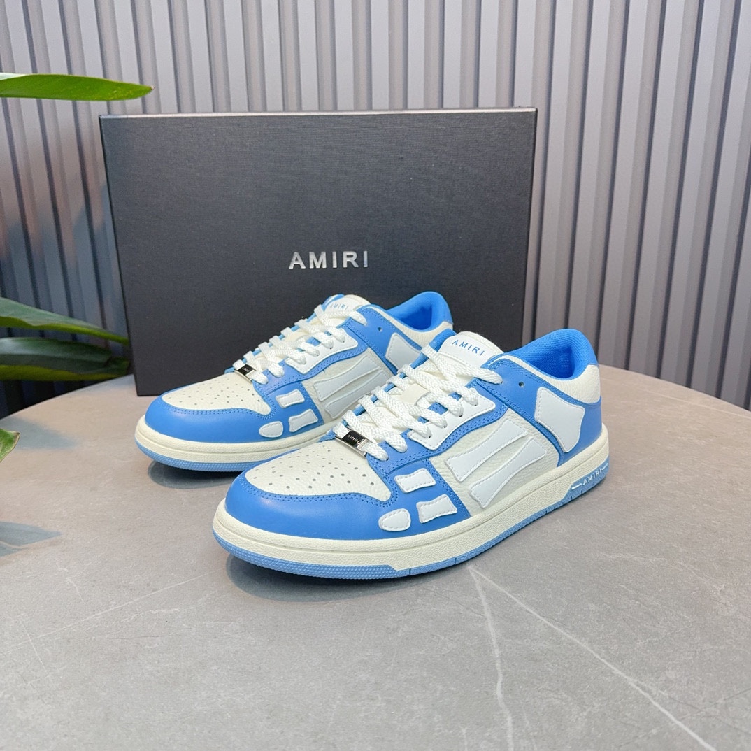 AMIRI Emile Explosivo Pareja Zapatos de hueso. Desde Los Ángeles, la marea de la calle alta marca ex