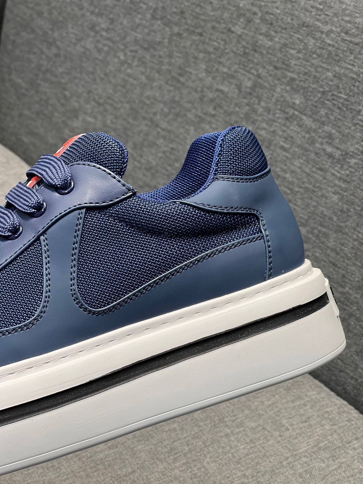 [PRAD*Prada] contra pop zapatos de los hombres, el sitio web oficial 1:1 producción, tejido importad