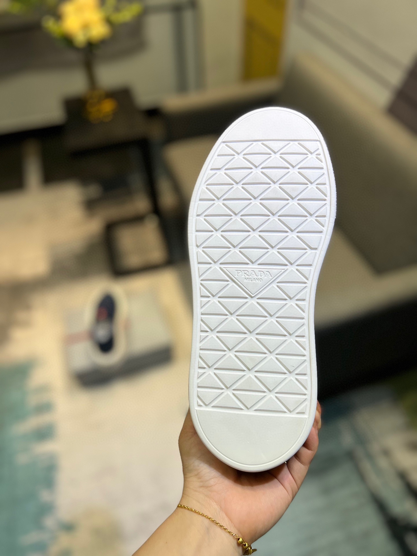 [PRAD*Prada] contra pop zapatos de los hombres, el sitio web oficial 1:1 producción, tejido importad