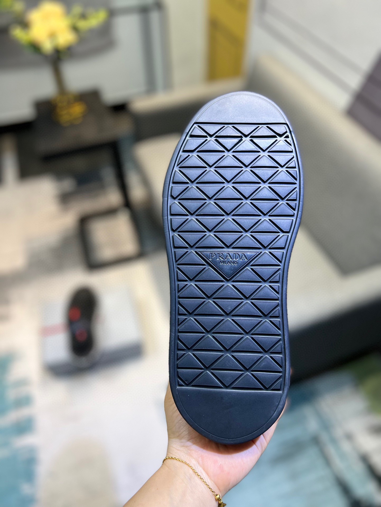 [PRAD*Prada] contra pop zapatos de los hombres, el sitio web oficial 1:1 producción, tejido importad