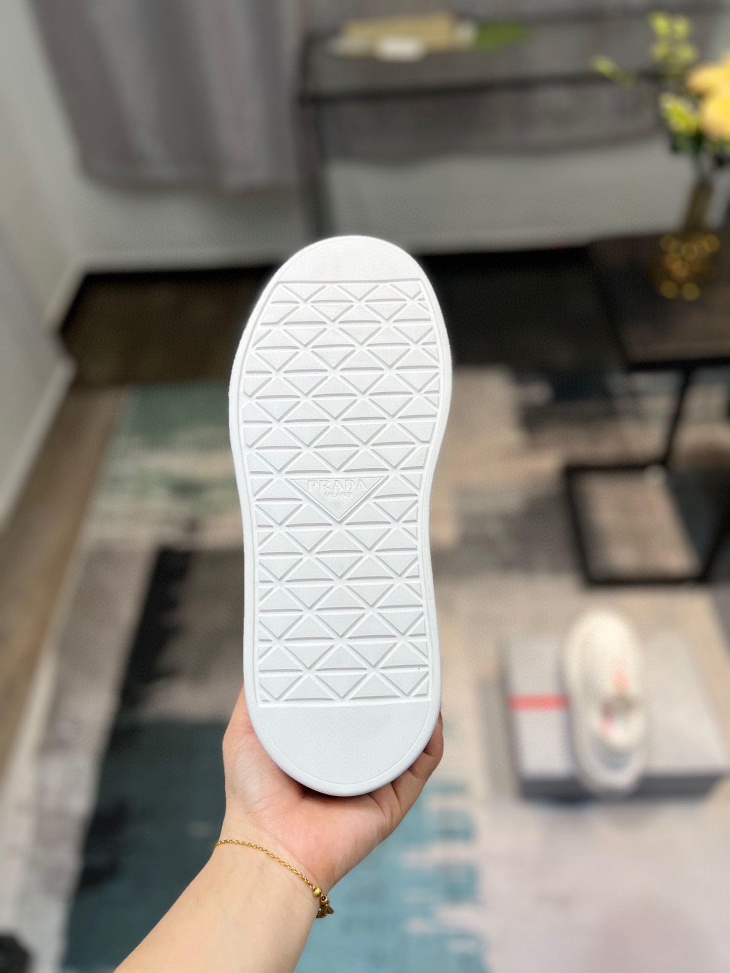 [PRAD*Prada] contra pop zapatos de los hombres, el sitio web oficial 1:1 producción, tejido importad