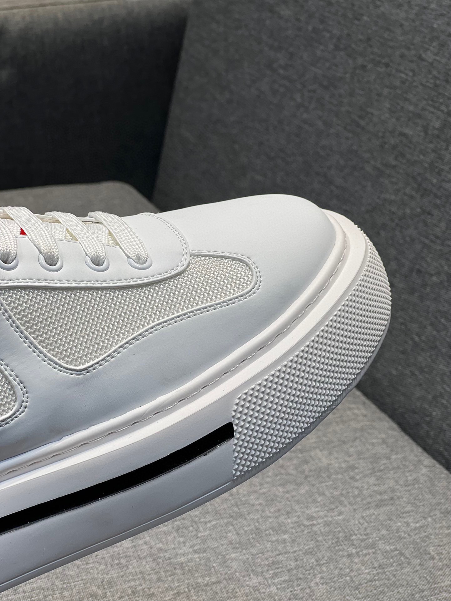 [PRAD*Prada] contra pop zapatos de los hombres, el sitio web oficial 1:1 producción, tejido importad