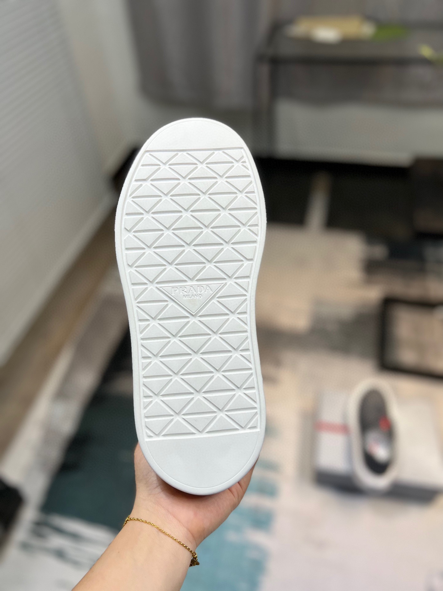 [PRAD*Prada] contra pop zapatos de los hombres, el sitio web oficial 1:1 producción, tejido importad