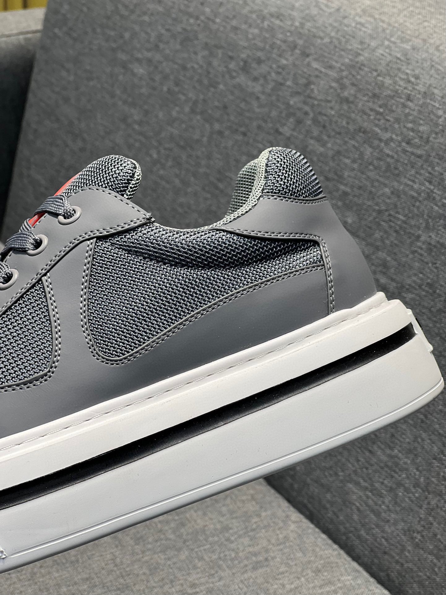 [PRAD*Prada] contra pop zapatos de los hombres, el sitio web oficial 1:1 producción, tejido importad