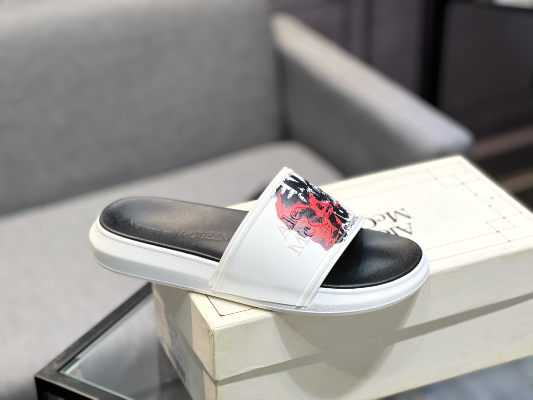 (precio real) - McQueen.MQ nueva pareja colorida zapatillas envió la suela original modelo privado, 