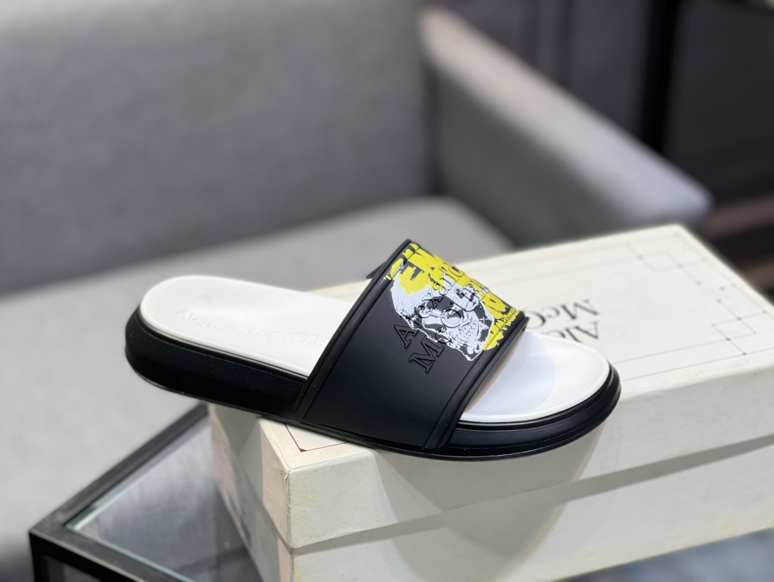 (precio real) - McQueen.MQ nueva pareja colorida zapatillas envió la suela original modelo privado, 