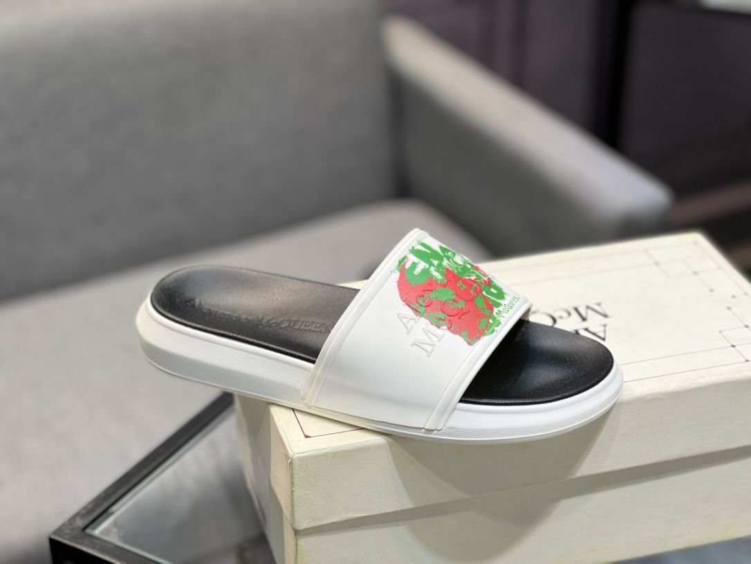(precio real) - McQueen.MQ nueva pareja colorida zapatillas envió la suela original modelo privado, 