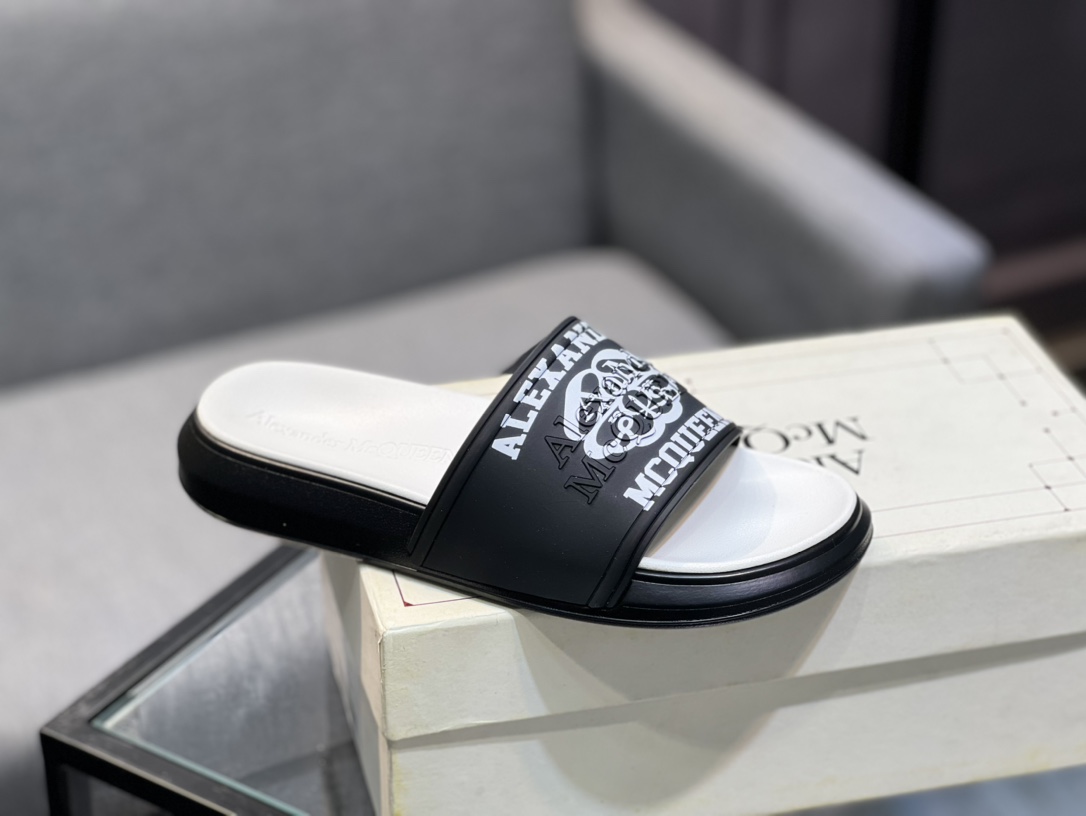 (precio real) - McQueen.MQ nueva pareja colorida zapatillas envió la suela original modelo privado, 