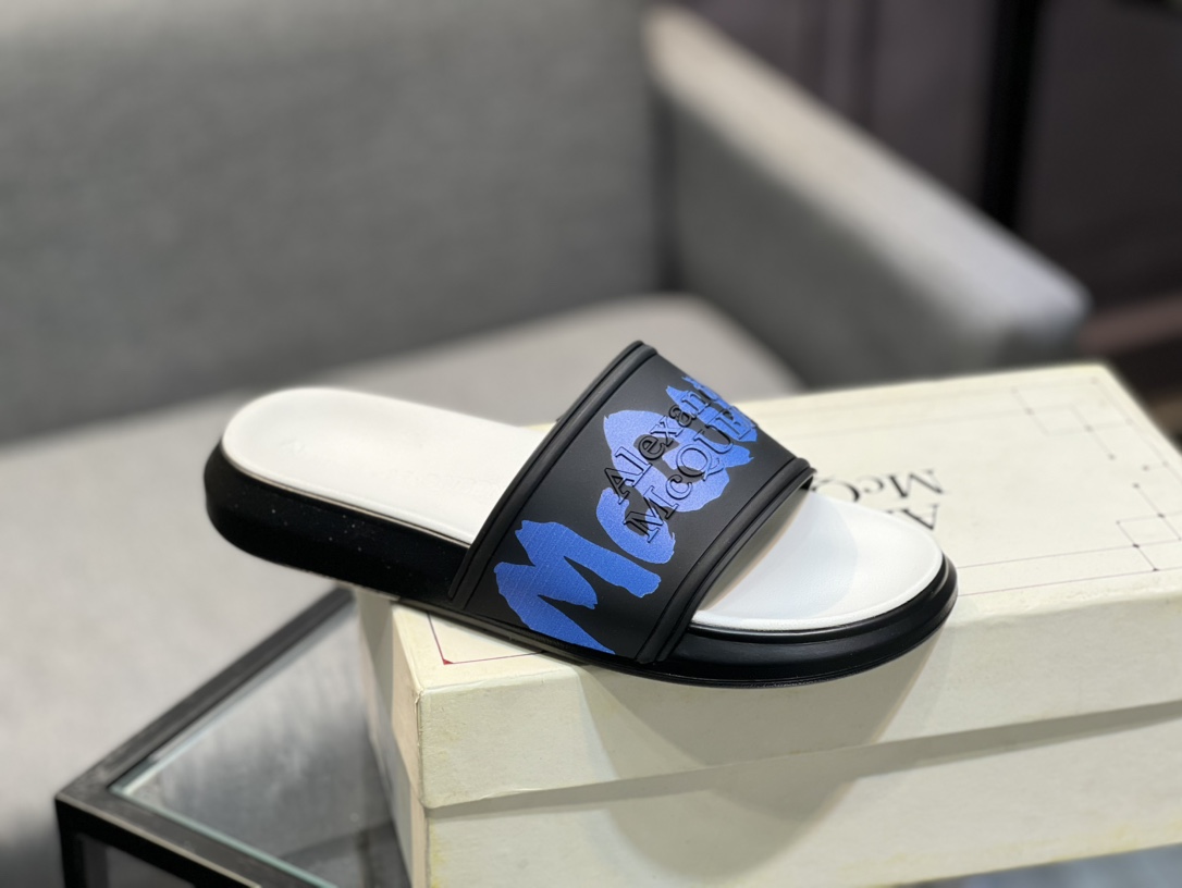 (precio real) - McQueen.MQ nueva pareja colorida zapatillas envió la suela original modelo privado, 
