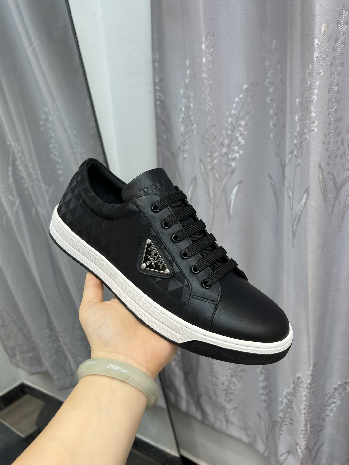 [PRAD * Prada] contra pop zapatos de los hombres, el sitio web oficial de producción 1:1, tejido imp