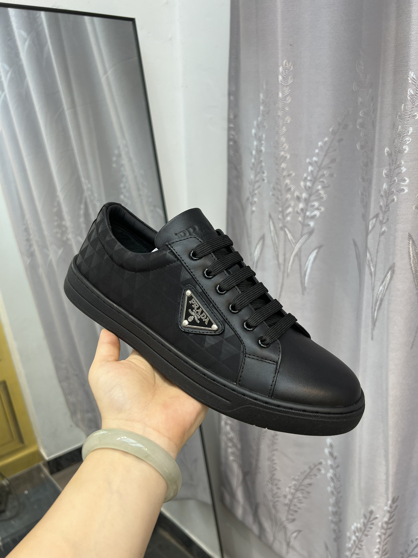 [PRAD * Prada] contra pop zapatos de los hombres, el sitio web oficial de producción 1:1, tejido imp