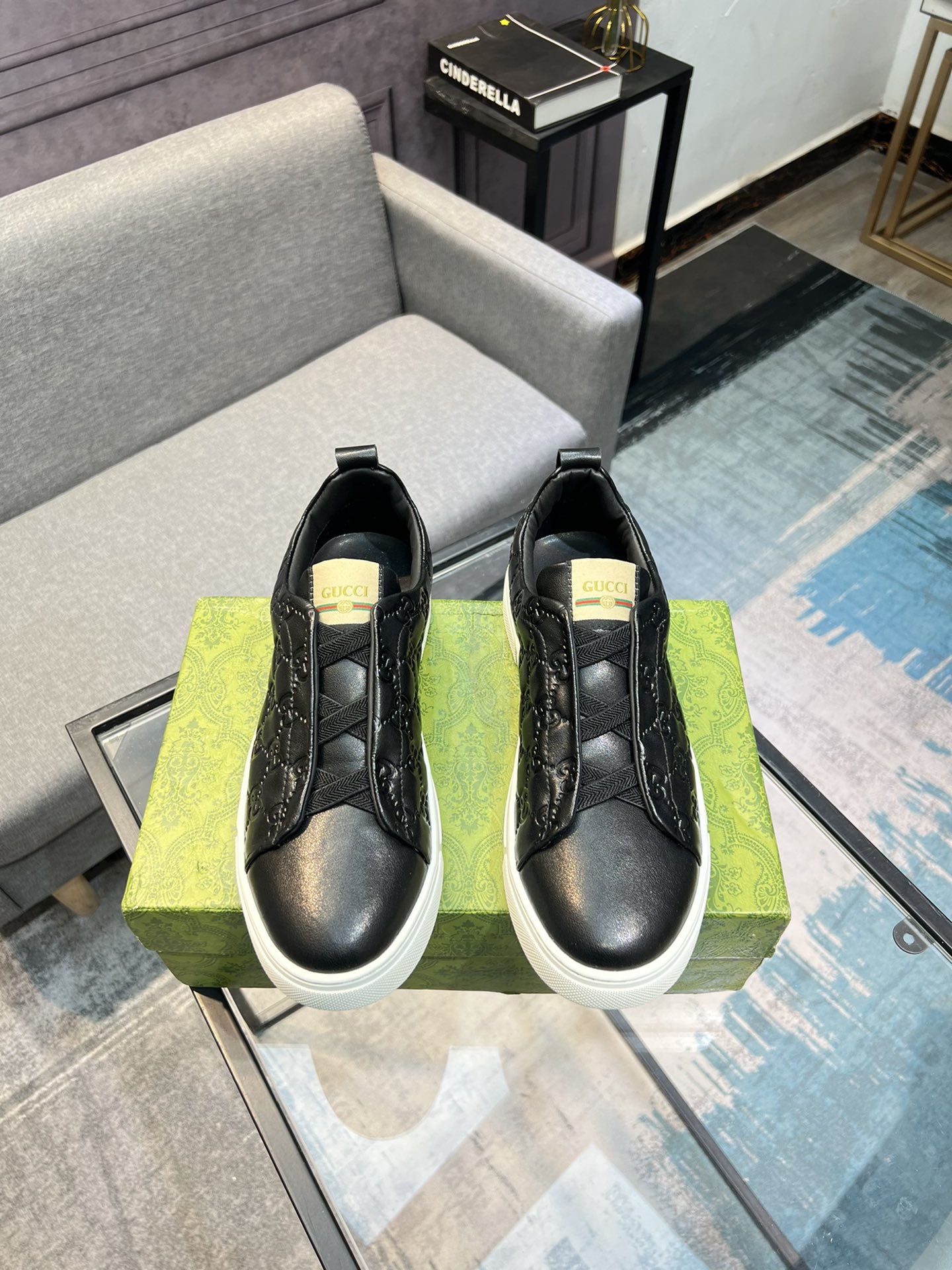 (Gucci GUCCI) sitio web oficial de los últimos modelos de zapatos de los hombres de moda casual, mod