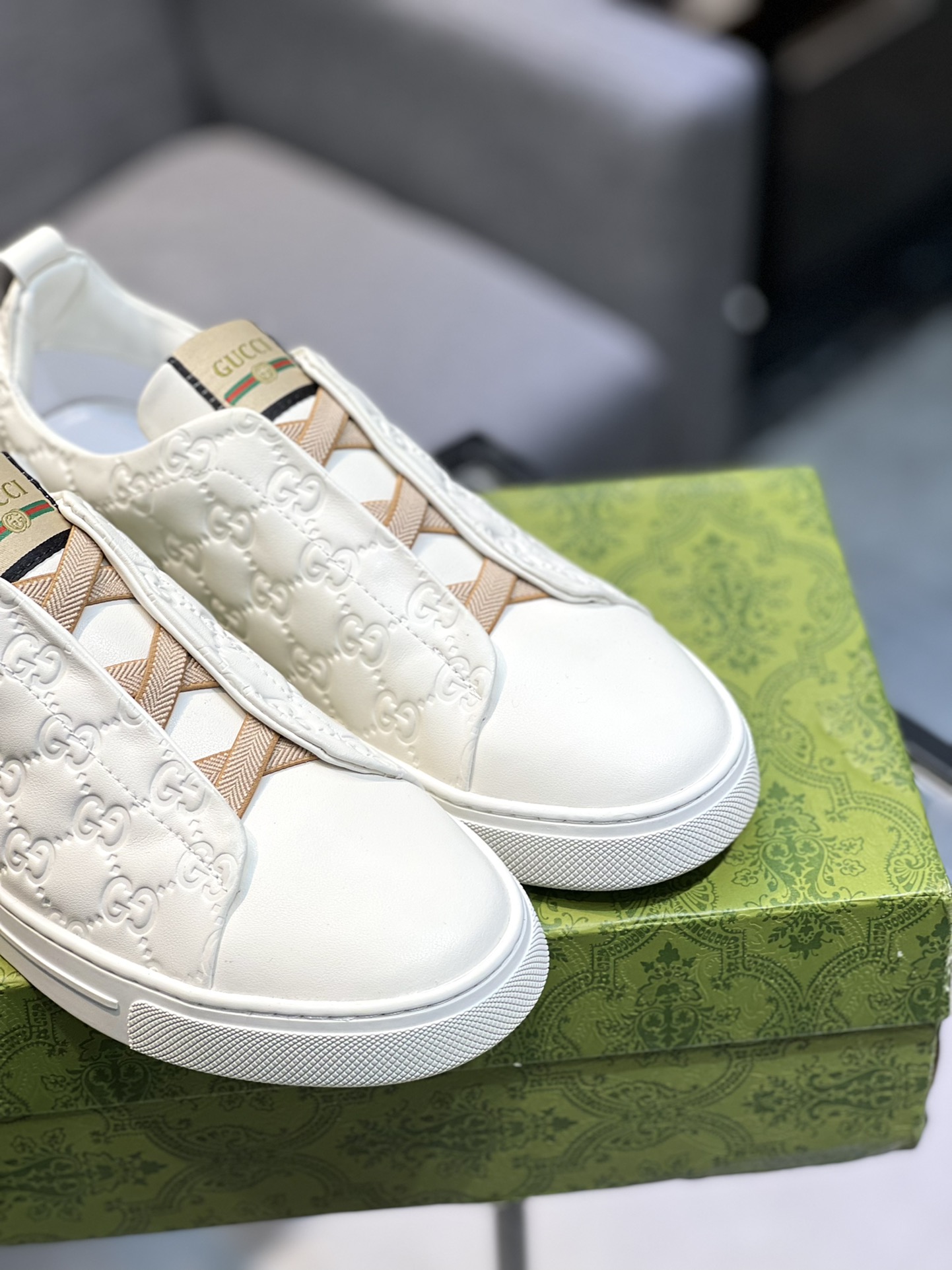 (Gucci GUCCI) sitio web oficial de los últimos modelos de zapatos de los hombres de moda casual, mod