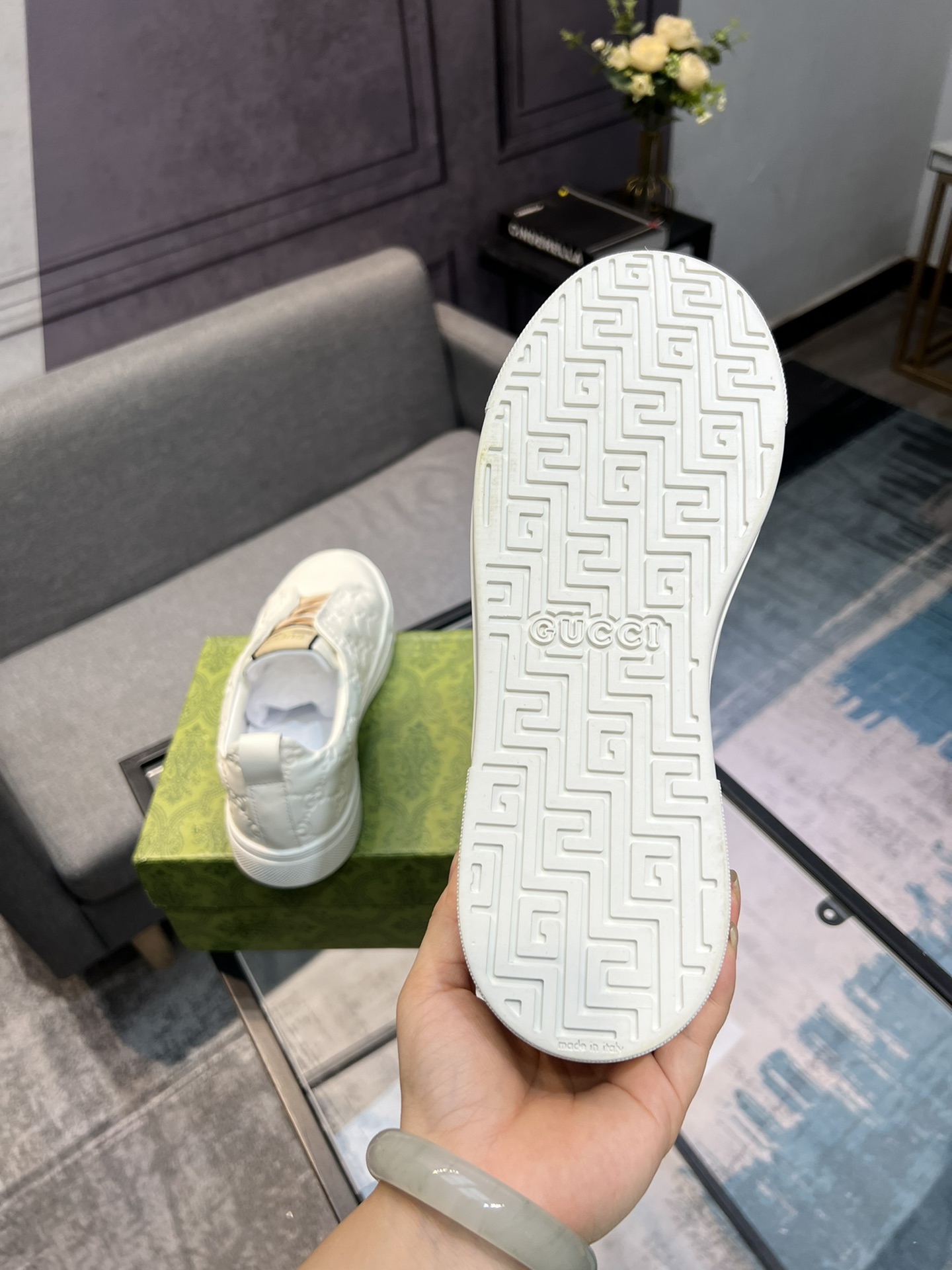 (Gucci GUCCI) sitio web oficial de los últimos modelos de zapatos de los hombres de moda casual, mod