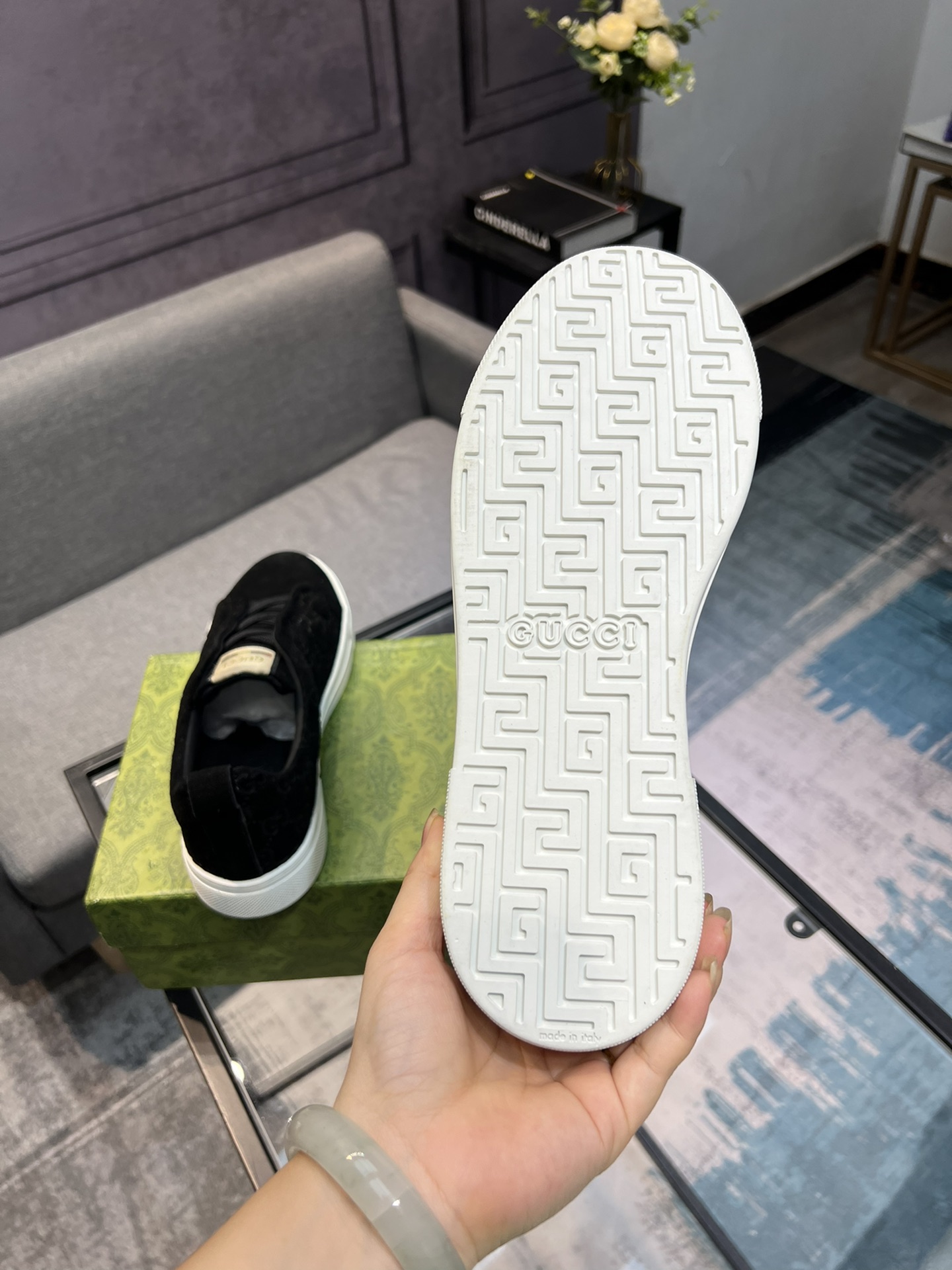 (Gucci GUCCI) sitio web oficial de los últimos modelos de zapatos de los hombres de moda casual, mod