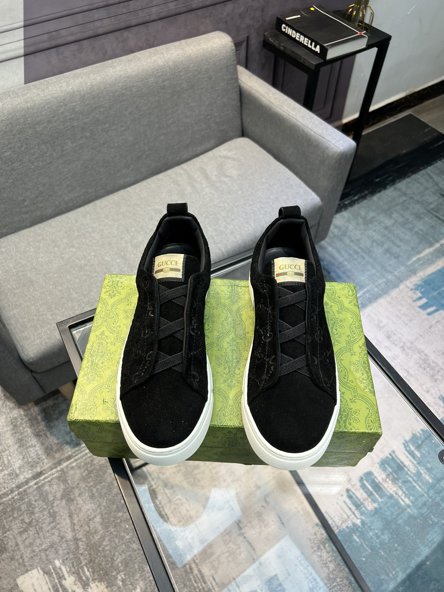 (Gucci GUCCI) sitio web oficial de los últimos modelos de zapatos de los hombres de moda casual, mod