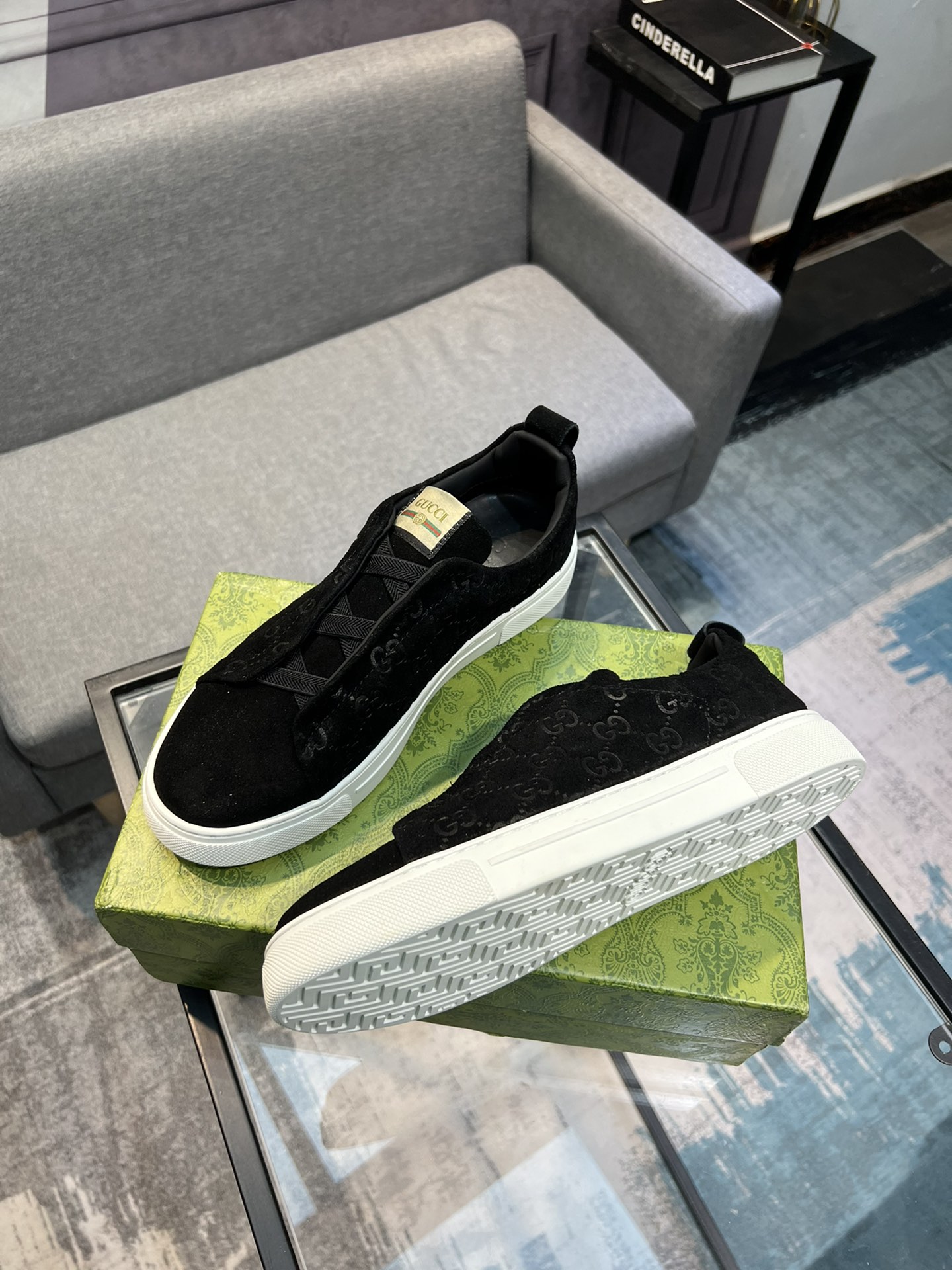 (Gucci GUCCI) sitio web oficial de los últimos modelos de zapatos de los hombres de moda casual, mod