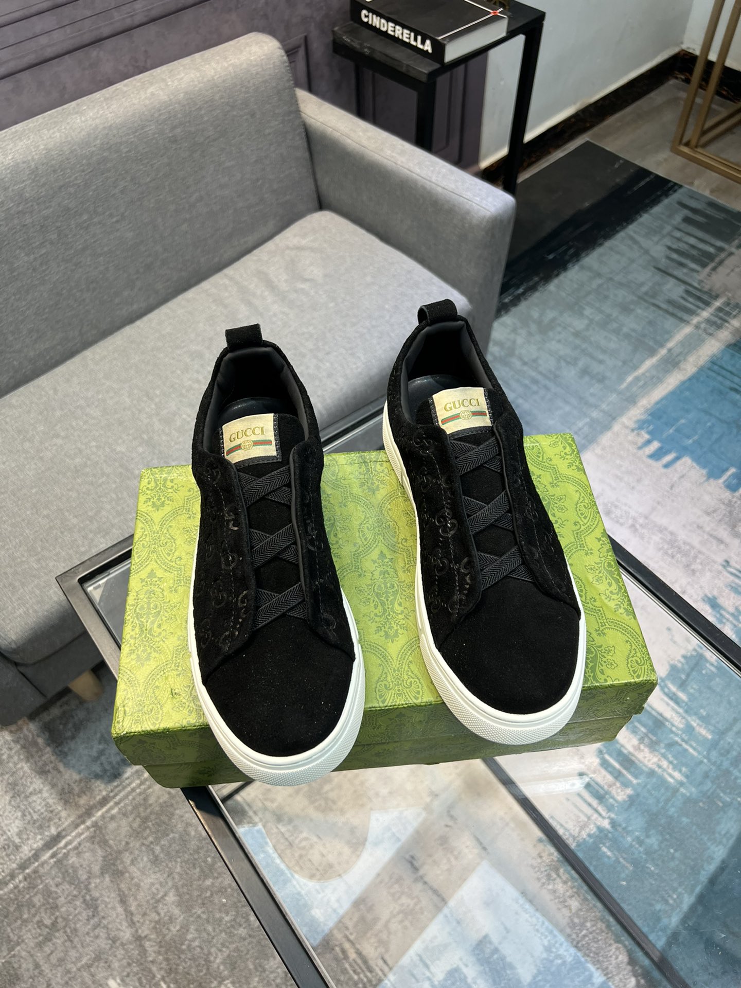 (Gucci GUCCI) sitio web oficial de los últimos modelos de zapatos de los hombres de moda casual, mod