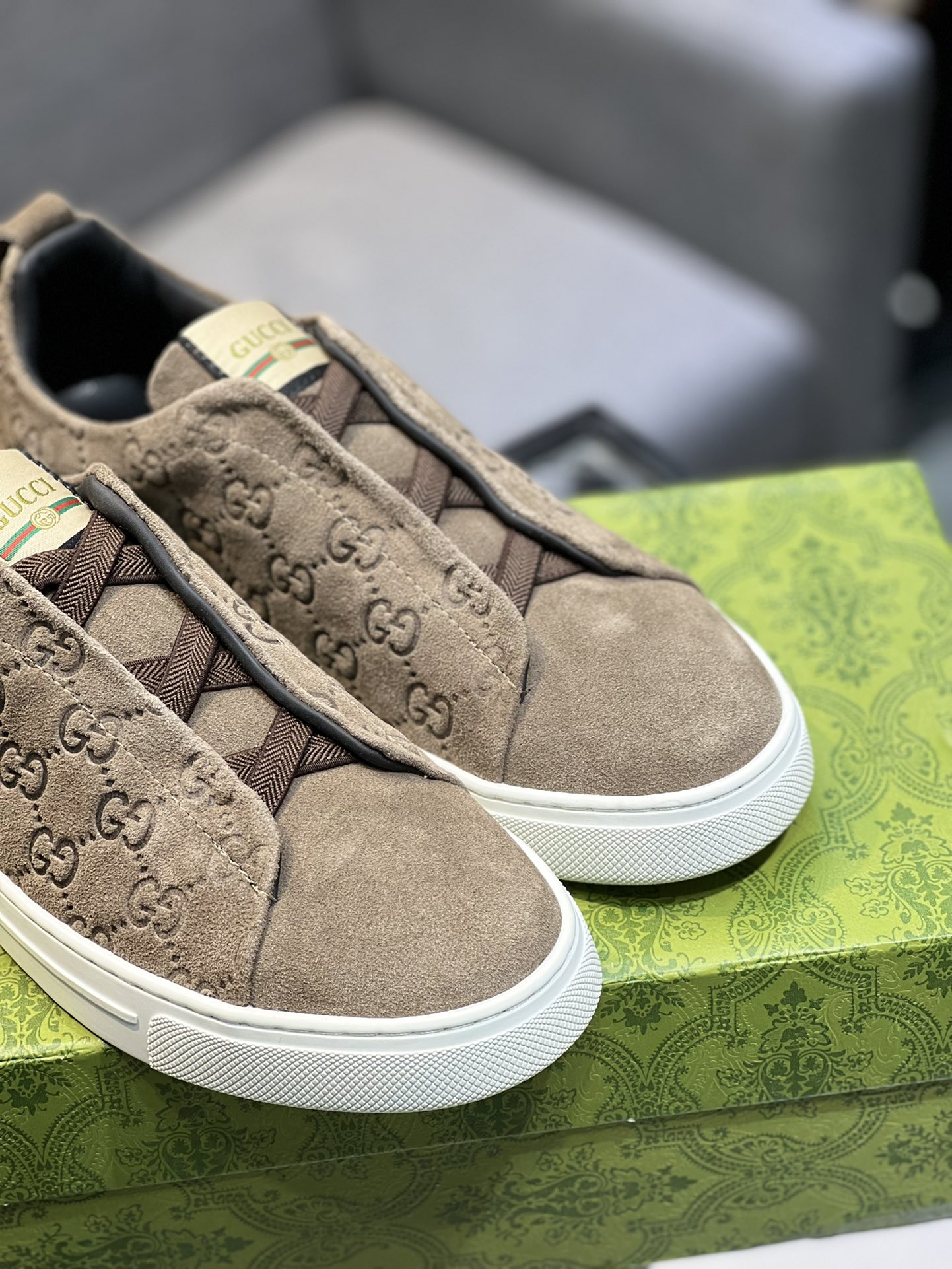 (Gucci GUCCI) sitio web oficial de los últimos modelos de zapatos de los hombres de moda casual, mod