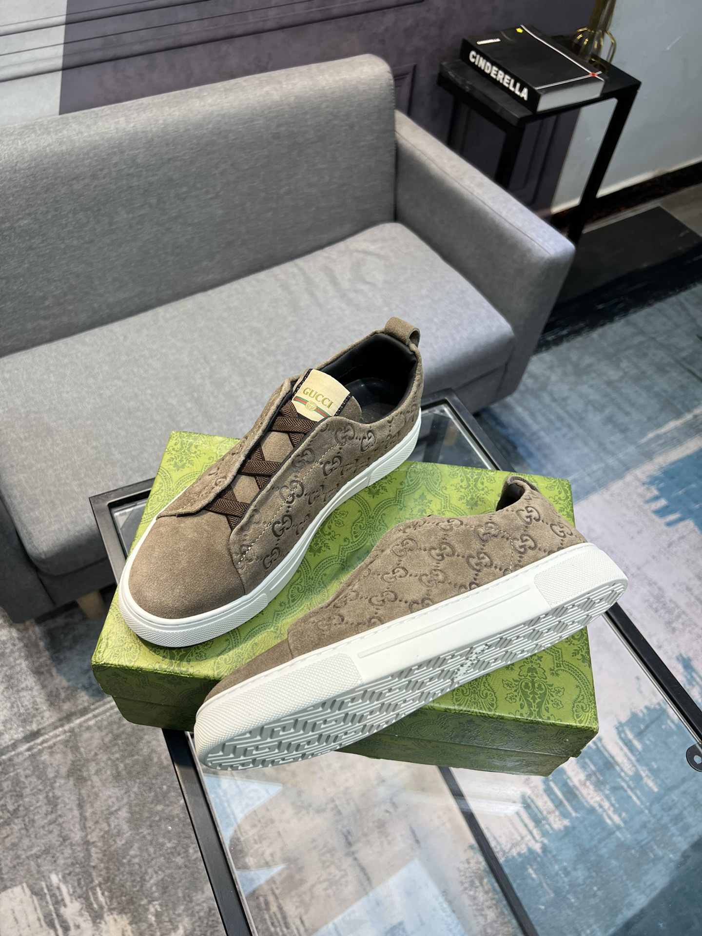 (Gucci GUCCI) sitio web oficial de los últimos modelos de zapatos de los hombres de moda casual, mod