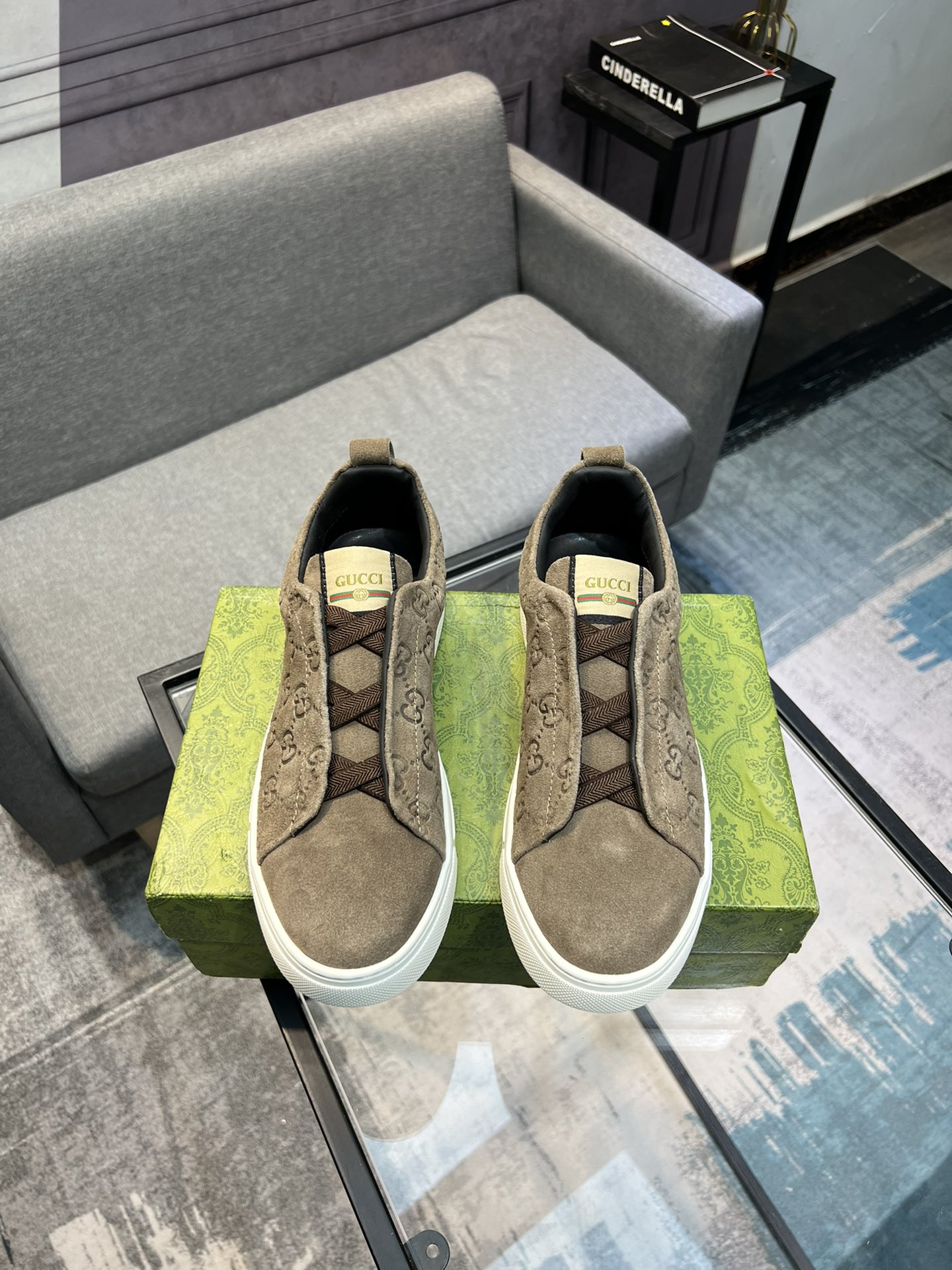 (Gucci GUCCI) sitio web oficial de los últimos modelos de zapatos de los hombres de moda casual, mod