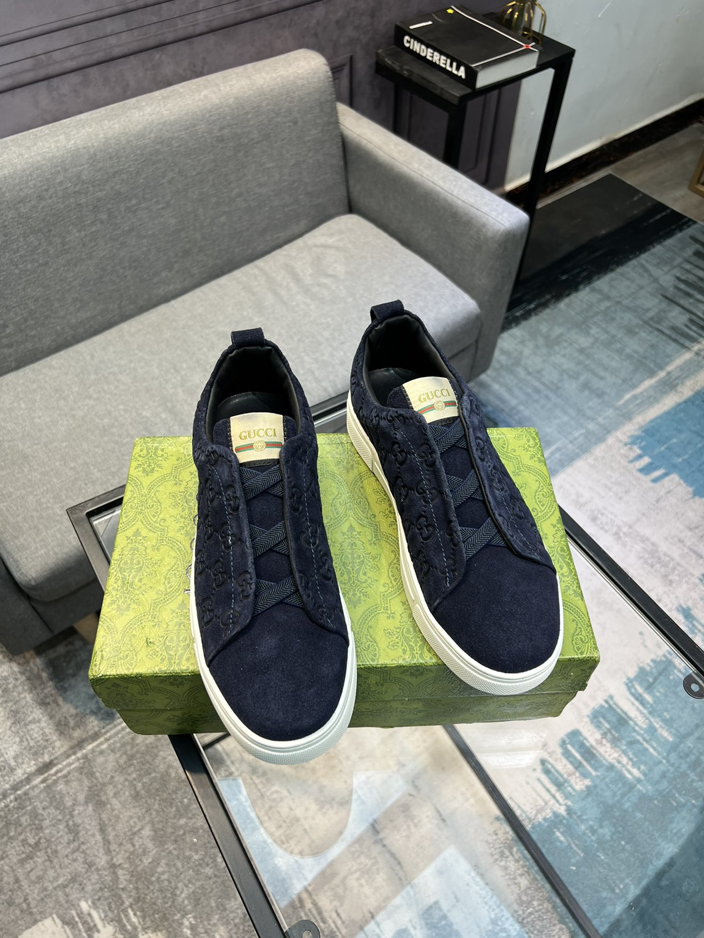 (Gucci GUCCI) sitio web oficial de los últimos modelos de zapatos de los hombres de moda casual, mod