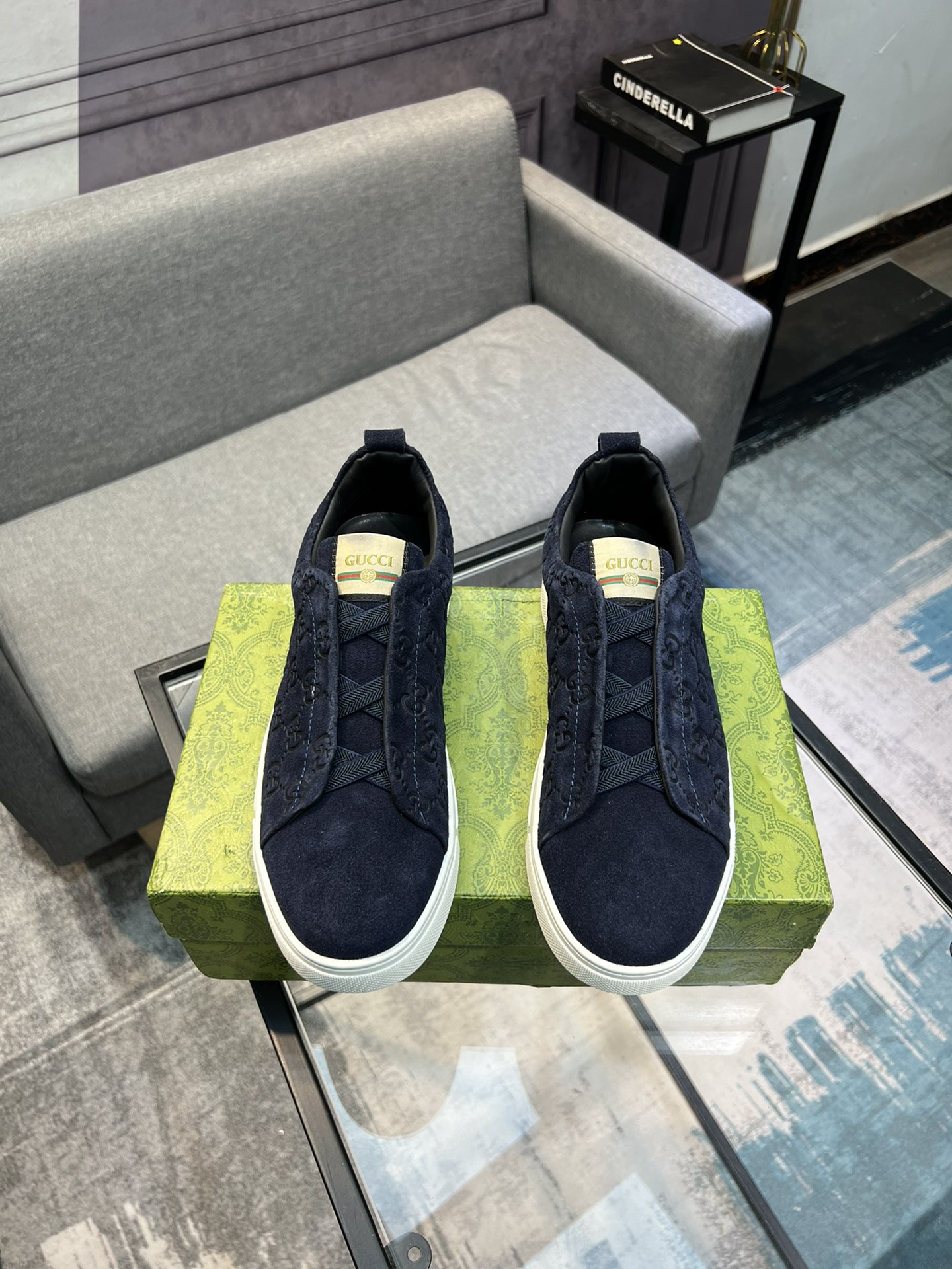 (Gucci GUCCI) sitio web oficial de los últimos modelos de zapatos de los hombres de moda casual, mod