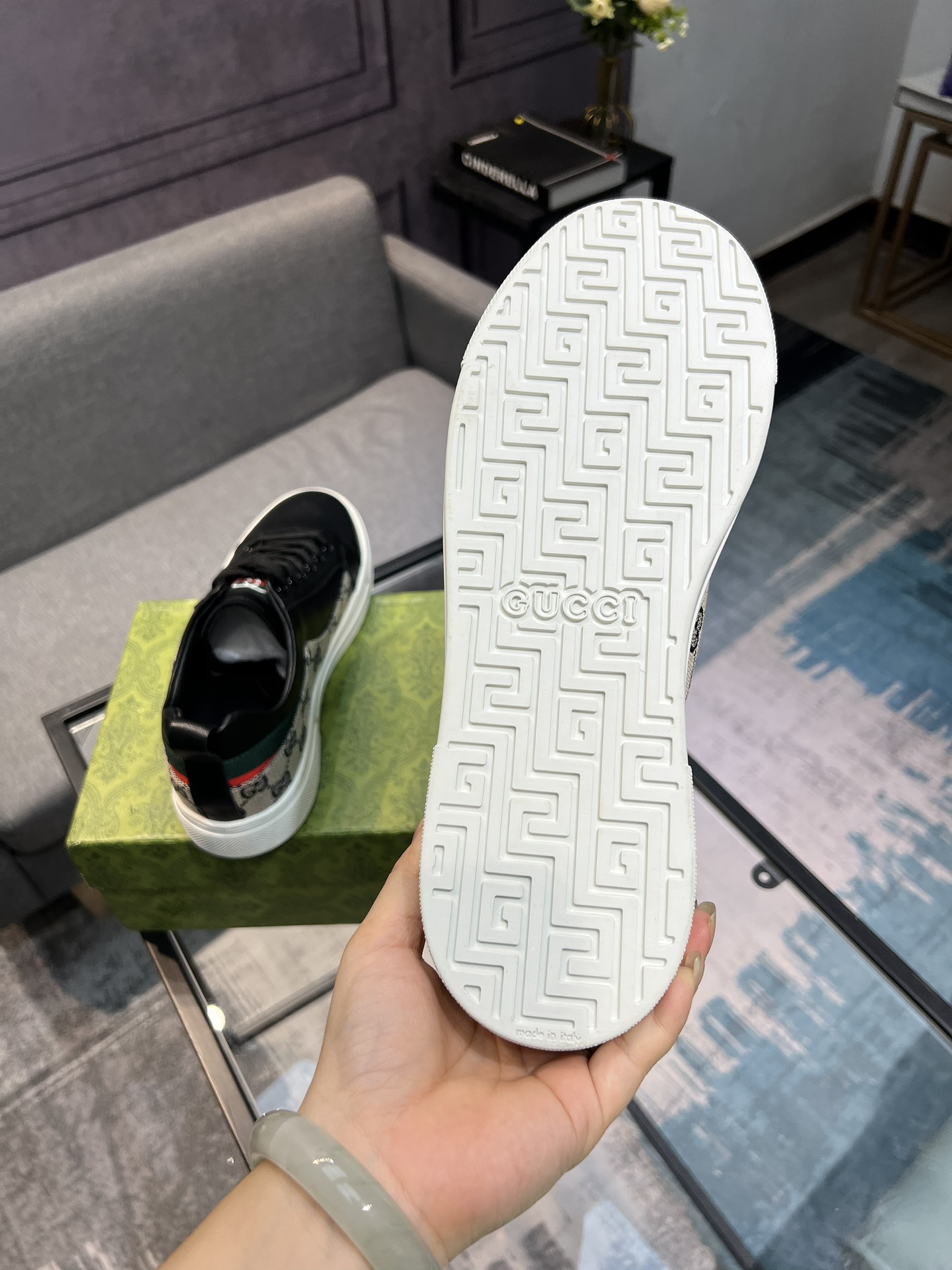(Gucci GUCCI) sitio web oficial de los últimos modelos de zapatos de los hombres de moda casual, mod