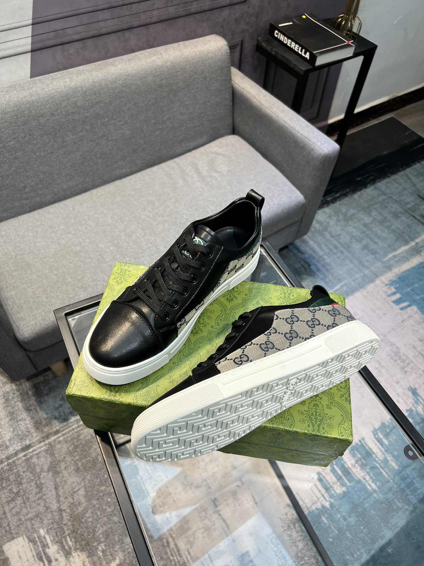 (Gucci GUCCI) sitio web oficial de los últimos modelos de zapatos de los hombres de moda casual, mod