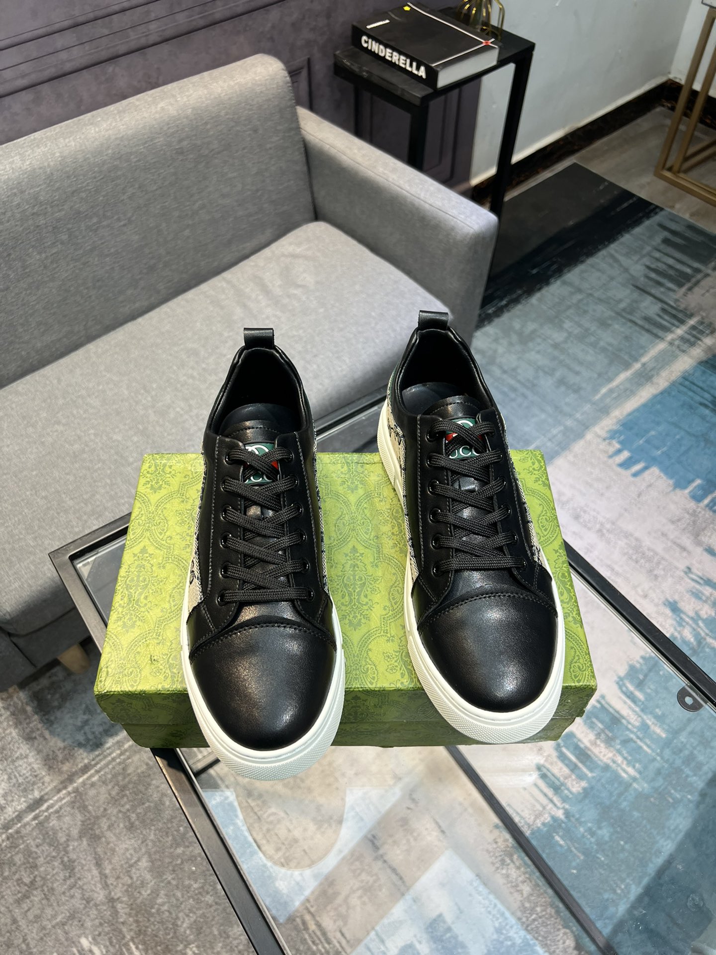 (Gucci GUCCI) sitio web oficial de los últimos modelos de zapatos de los hombres de moda casual, mod