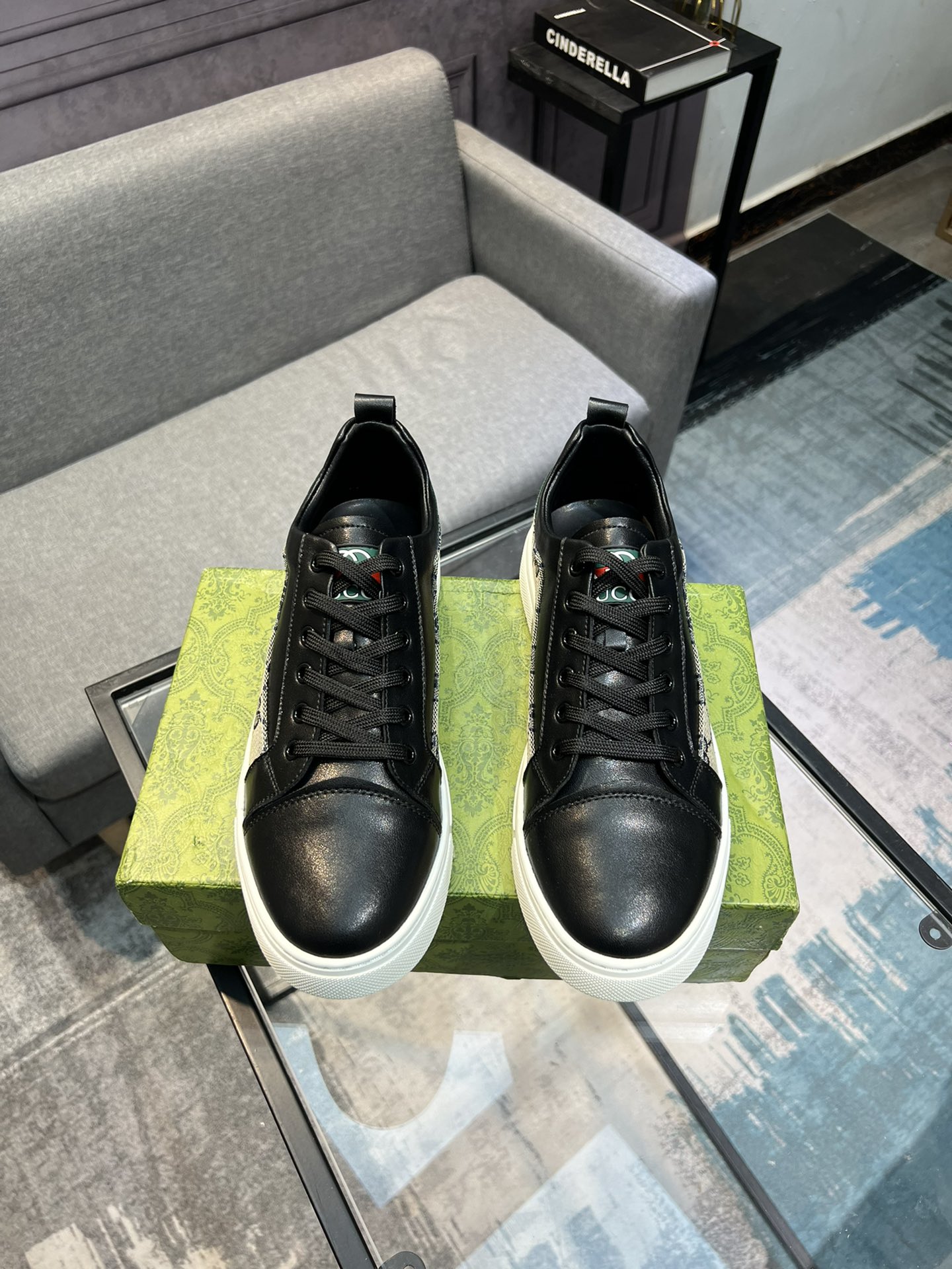 (Gucci GUCCI) sitio web oficial de los últimos modelos de zapatos de los hombres de moda casual, mod