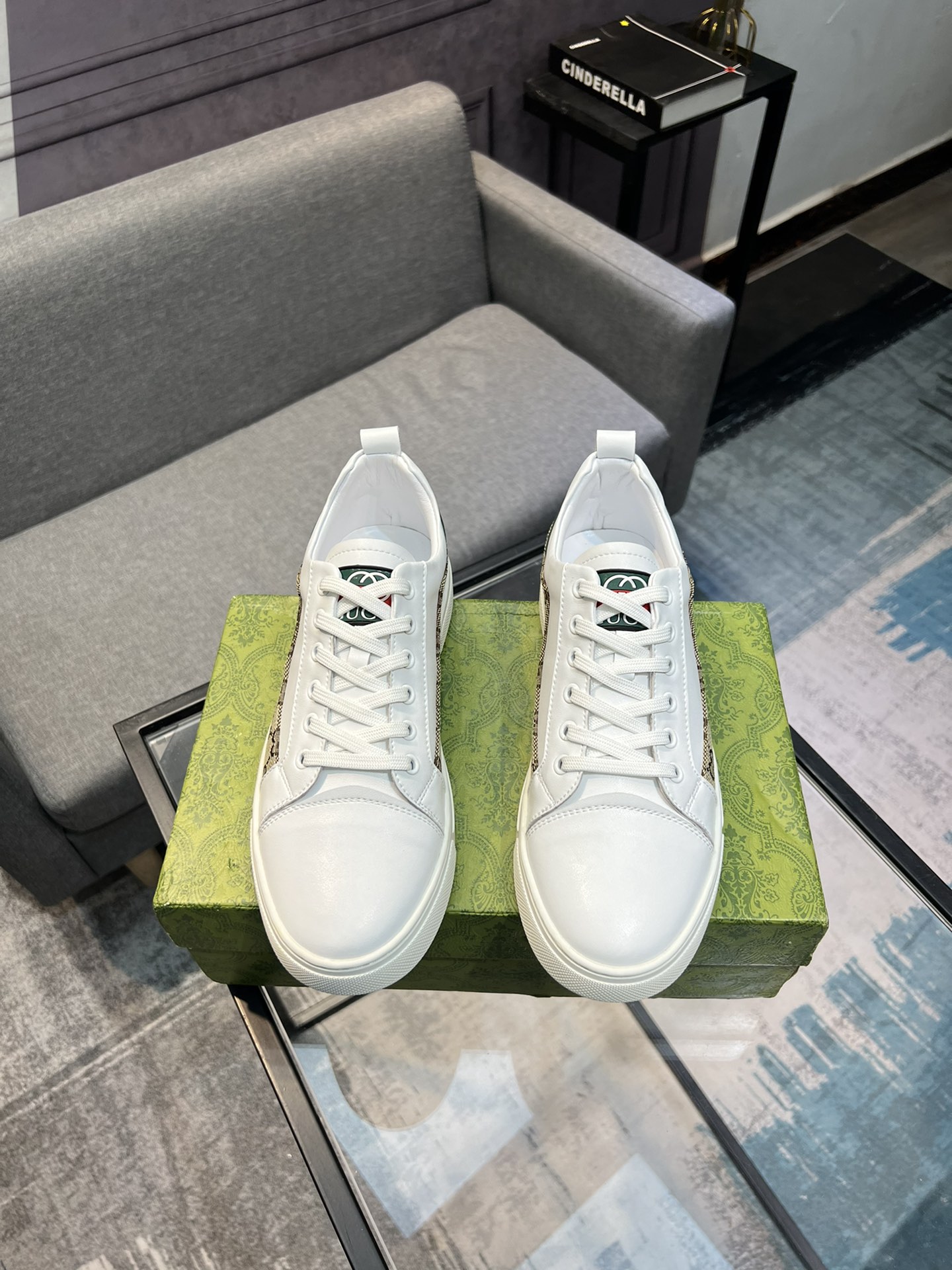 (Gucci GUCCI) sitio web oficial de los últimos modelos de zapatos de los hombres de moda casual, mod