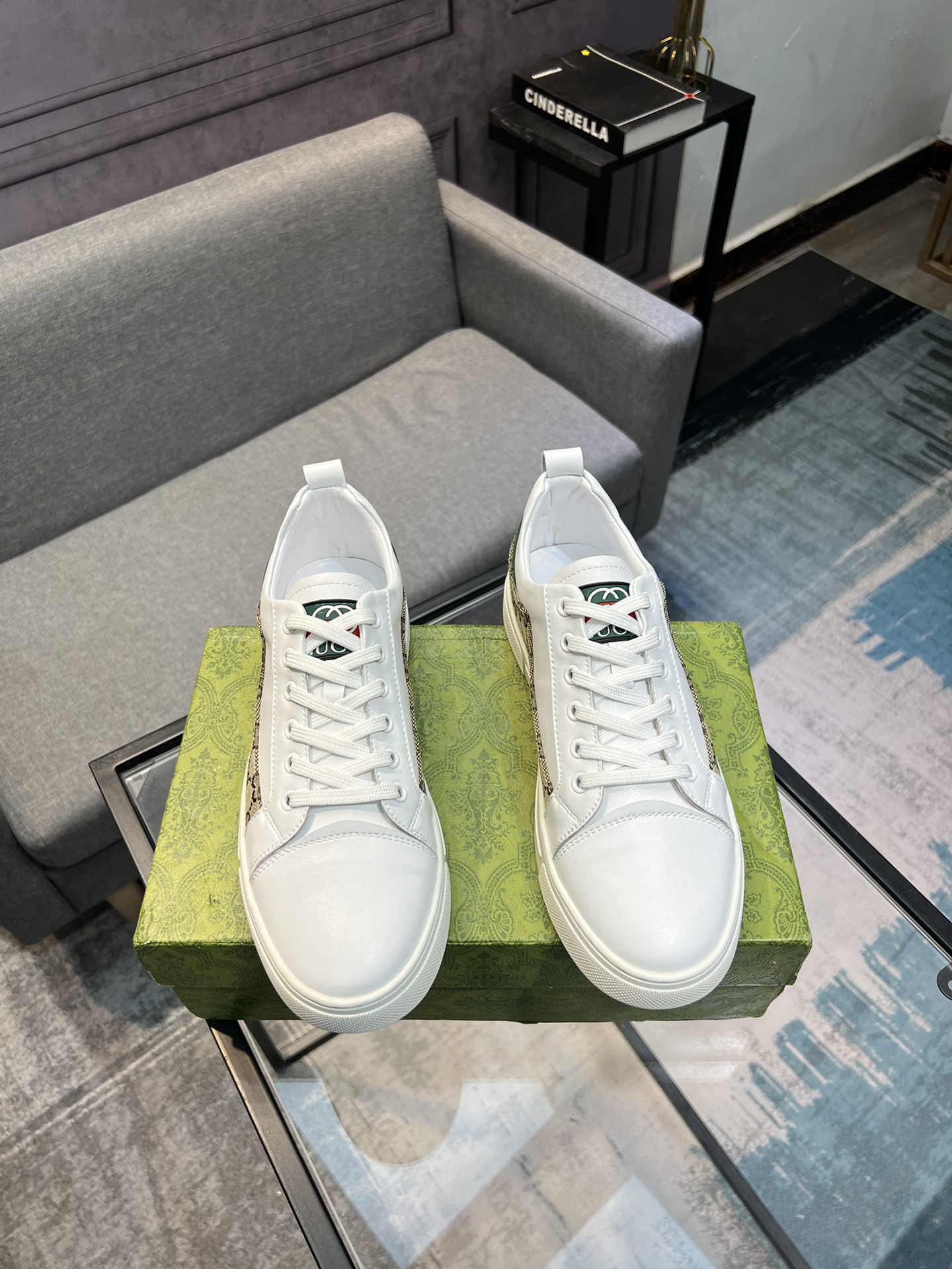 (Gucci GUCCI) sitio web oficial de los últimos modelos de zapatos de los hombres de moda casual, mod