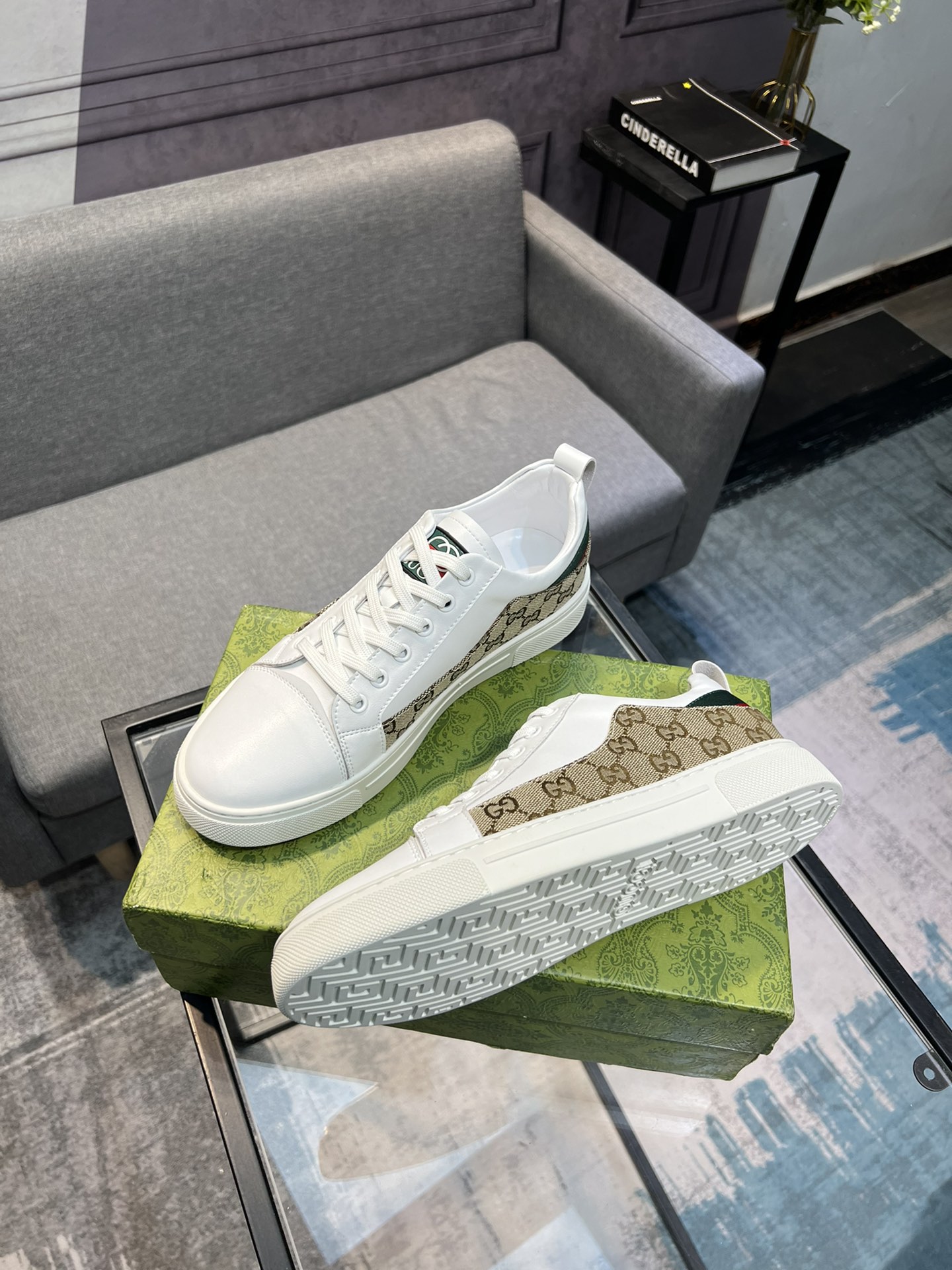 (Gucci GUCCI) sitio web oficial de los últimos modelos de zapatos de los hombres de moda casual, mod