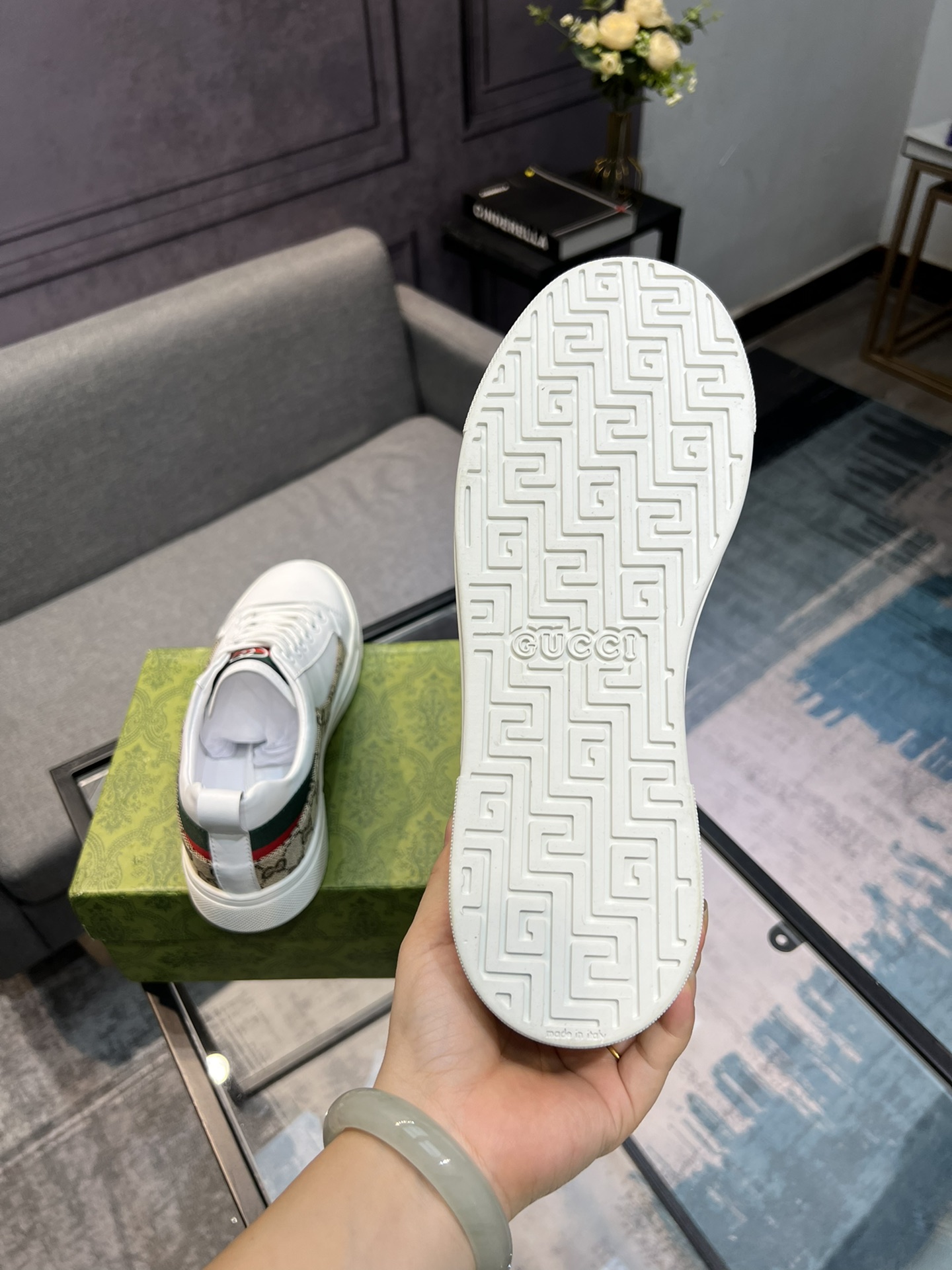 (Gucci GUCCI) sitio web oficial de los últimos modelos de zapatos de los hombres de moda casual, mod