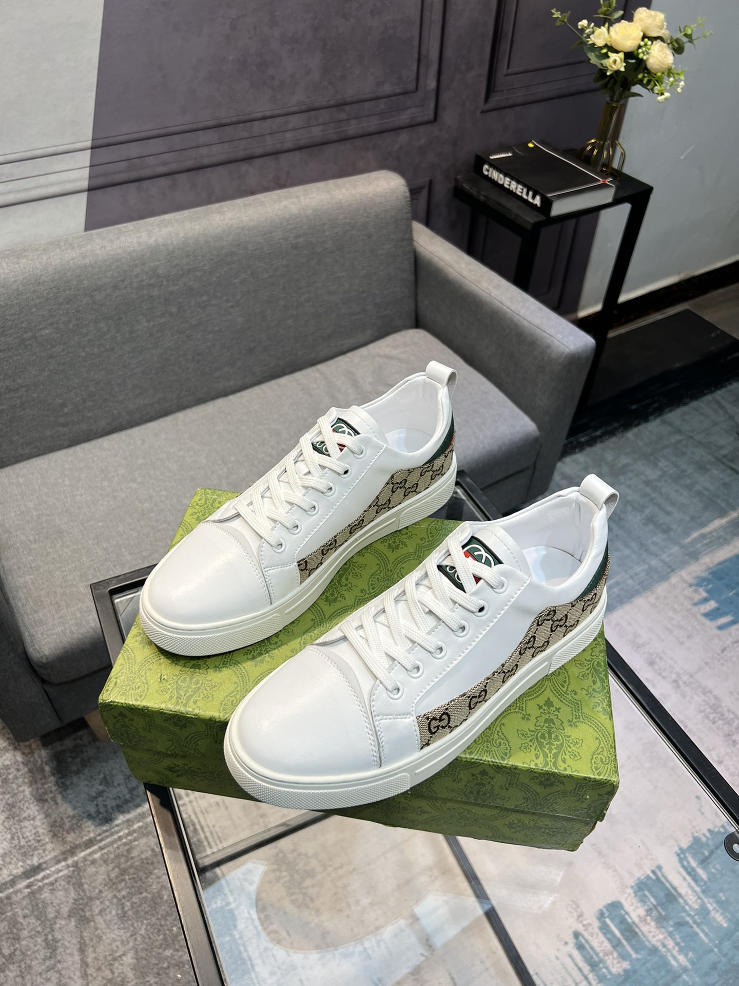 (Gucci GUCCI) sitio web oficial de los últimos modelos de zapatos de los hombres de moda casual, mod