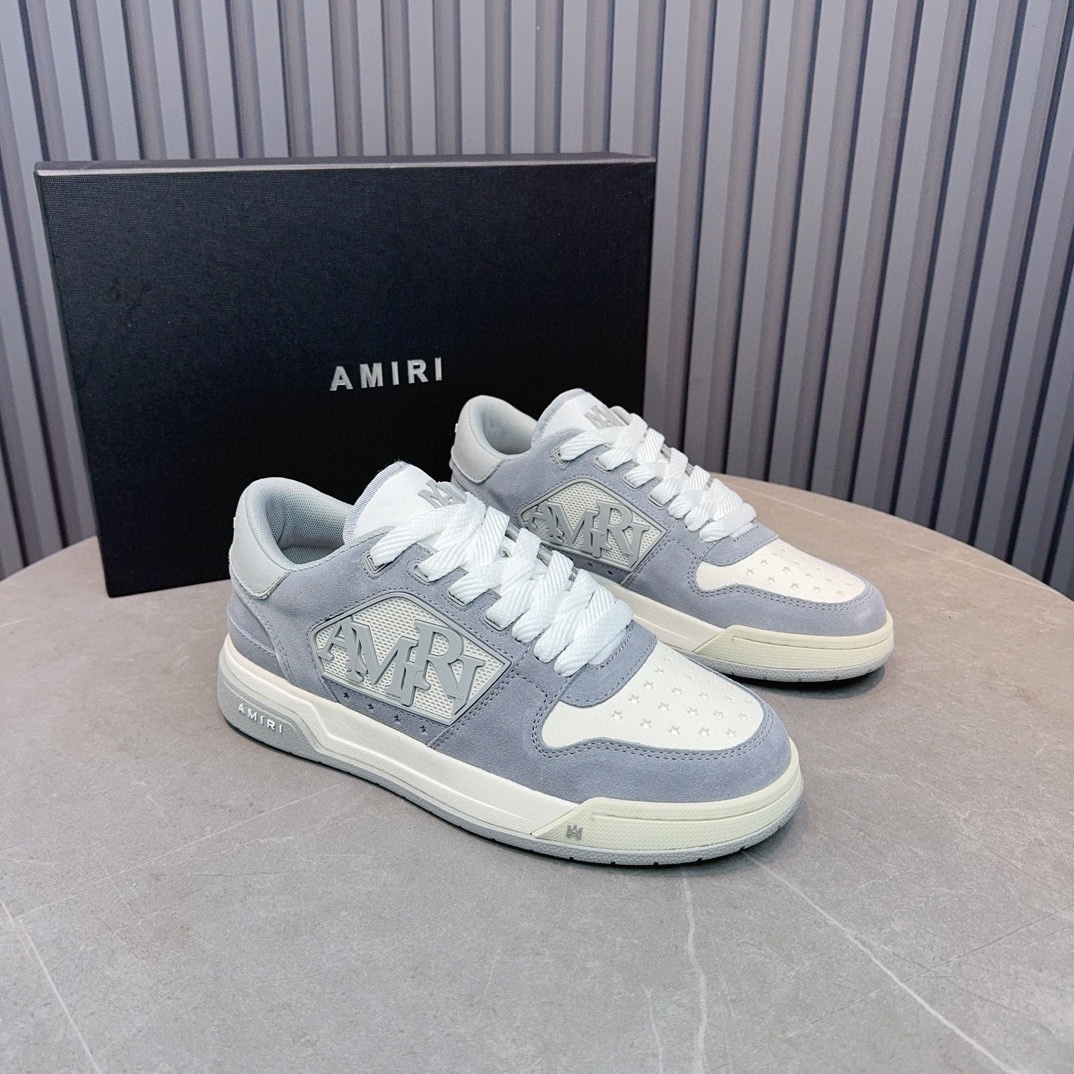 AMIRI Emile Explosivo Pareja Zapatos de hueso. Desde Los Ángeles, la marea de la calle alta marca ex
