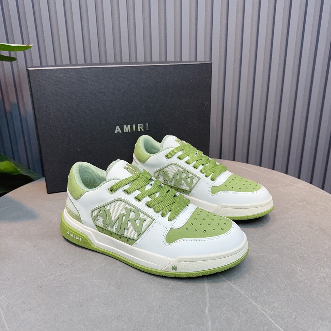 AMIRI Emile Explosivo Pareja Zapatos de hueso. Desde Los Ángeles, la marea de la calle alta marca ex