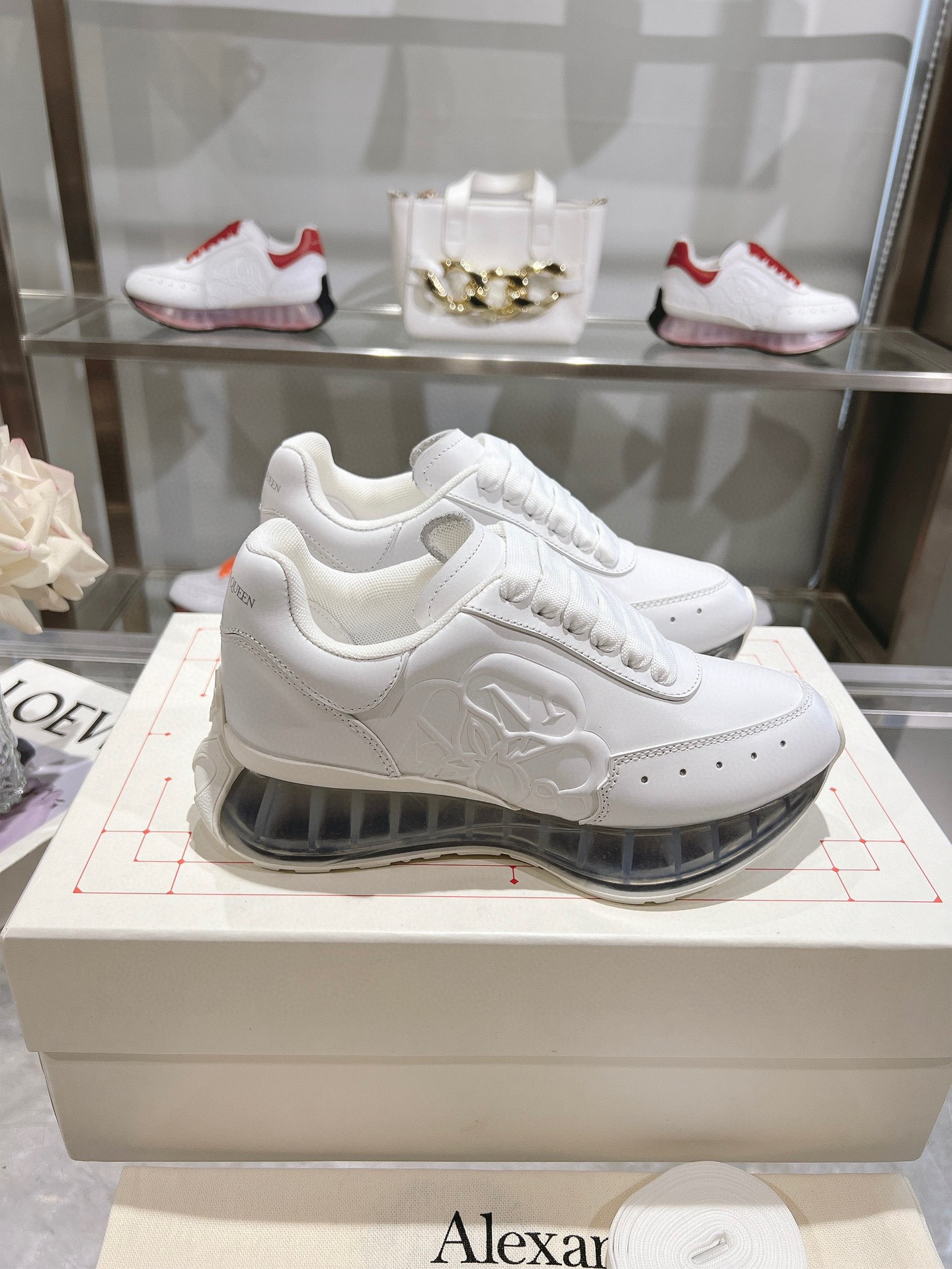 ALEXANDER MCQUEEN/ALEXANDER MCQUEEN - Primavera / Verano 2024 Hombres Sprint Deportes Parejas Zapato
