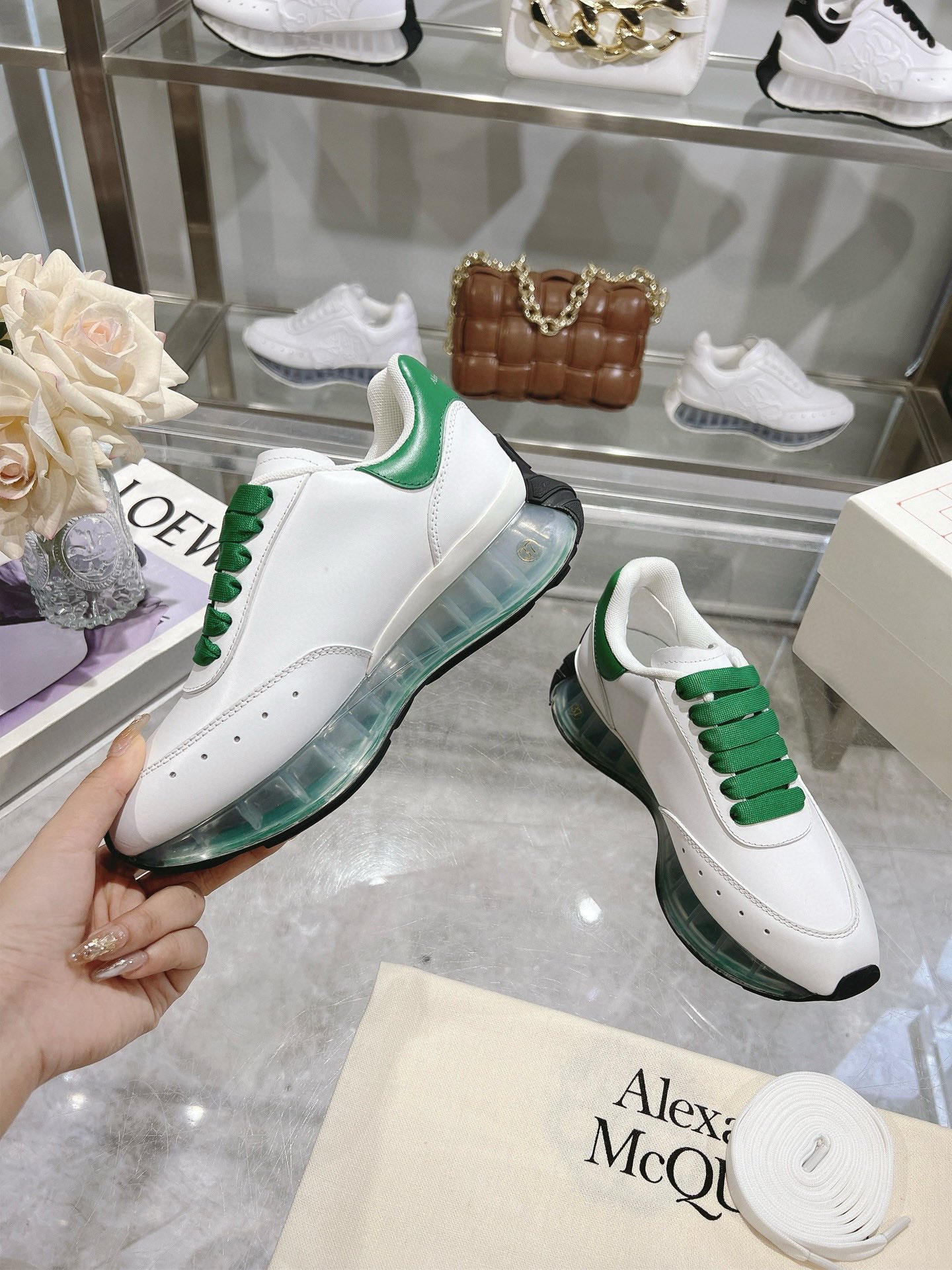 ALEXANDER MCQUEEN/ALEXANDER MCQUEEN - Primavera / Verano 2024 Hombres Sprint Deportes Parejas Zapato