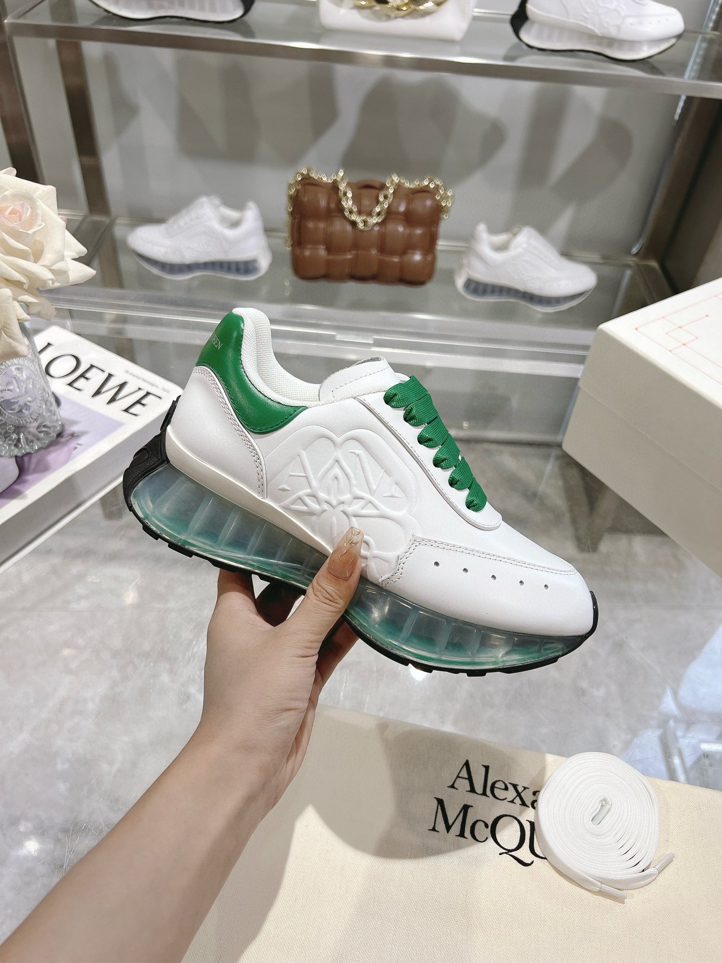 ALEXANDER MCQUEEN/ALEXANDER MCQUEEN - Primavera / Verano 2024 Hombres Sprint Deportes Parejas Zapato