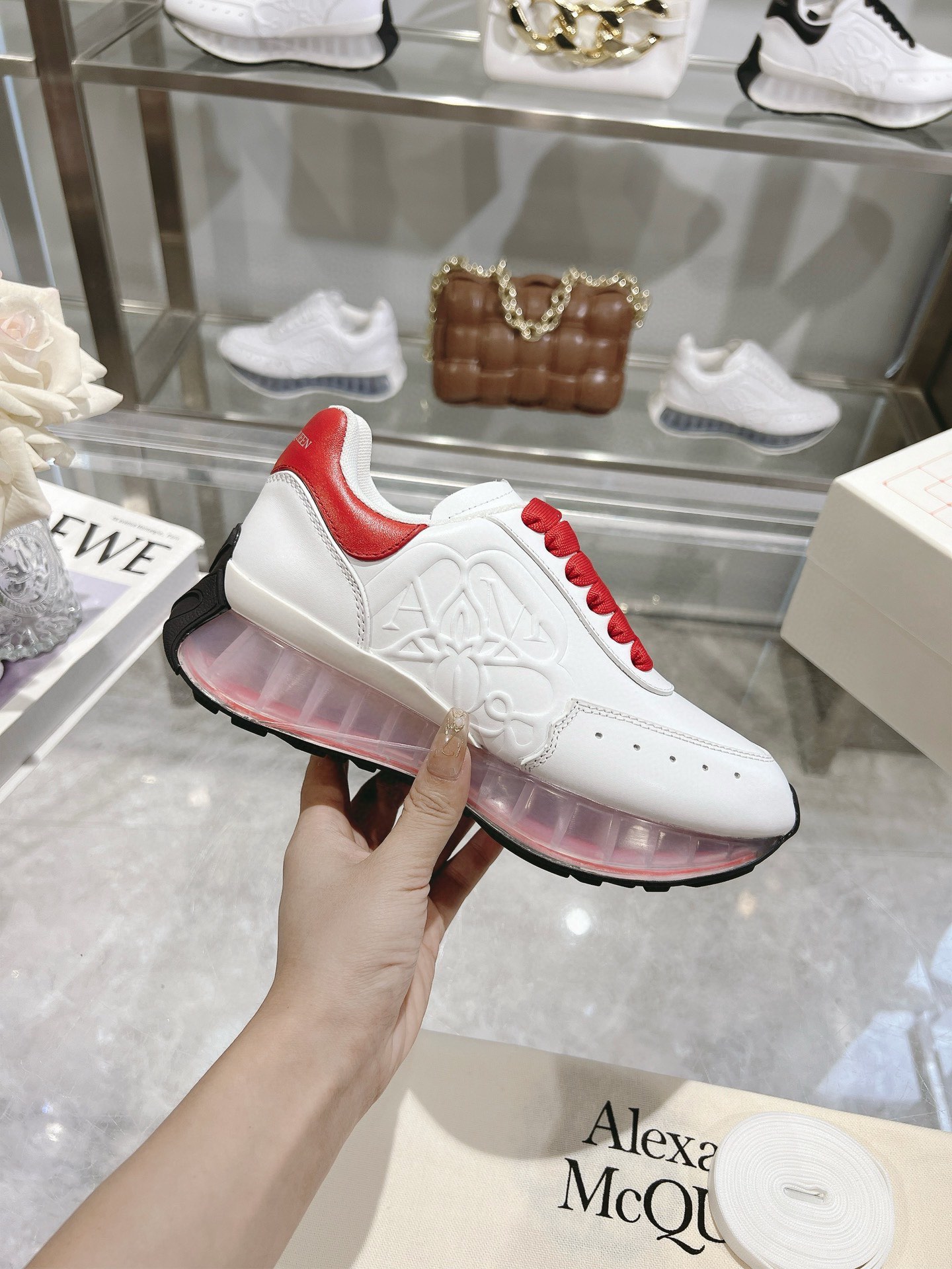 ALEXANDER MCQUEEN/ALEXANDER MCQUEEN - Primavera / Verano 2024 Hombres Sprint Deportes Parejas Zapato