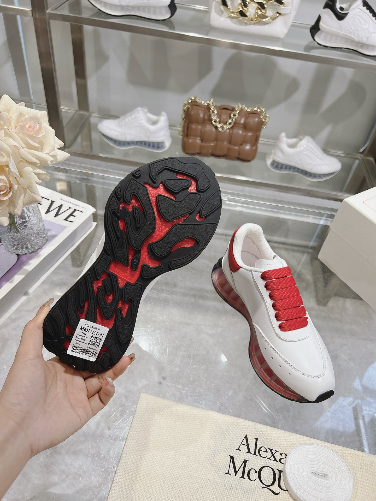 ALEXANDER MCQUEEN/ALEXANDER MCQUEEN - Primavera / Verano 2024 Hombres Sprint Deportes Parejas Zapato