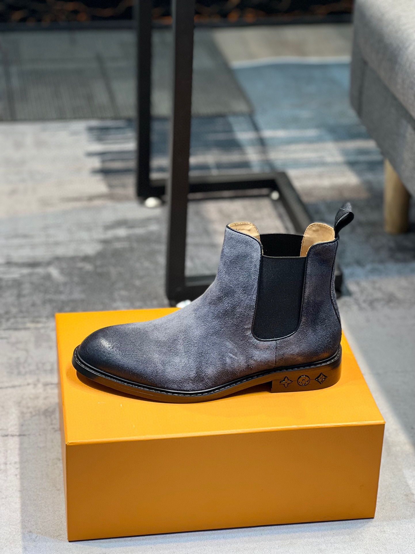 Louis Vuitton Botas Hombres Cuero de vaca Casual