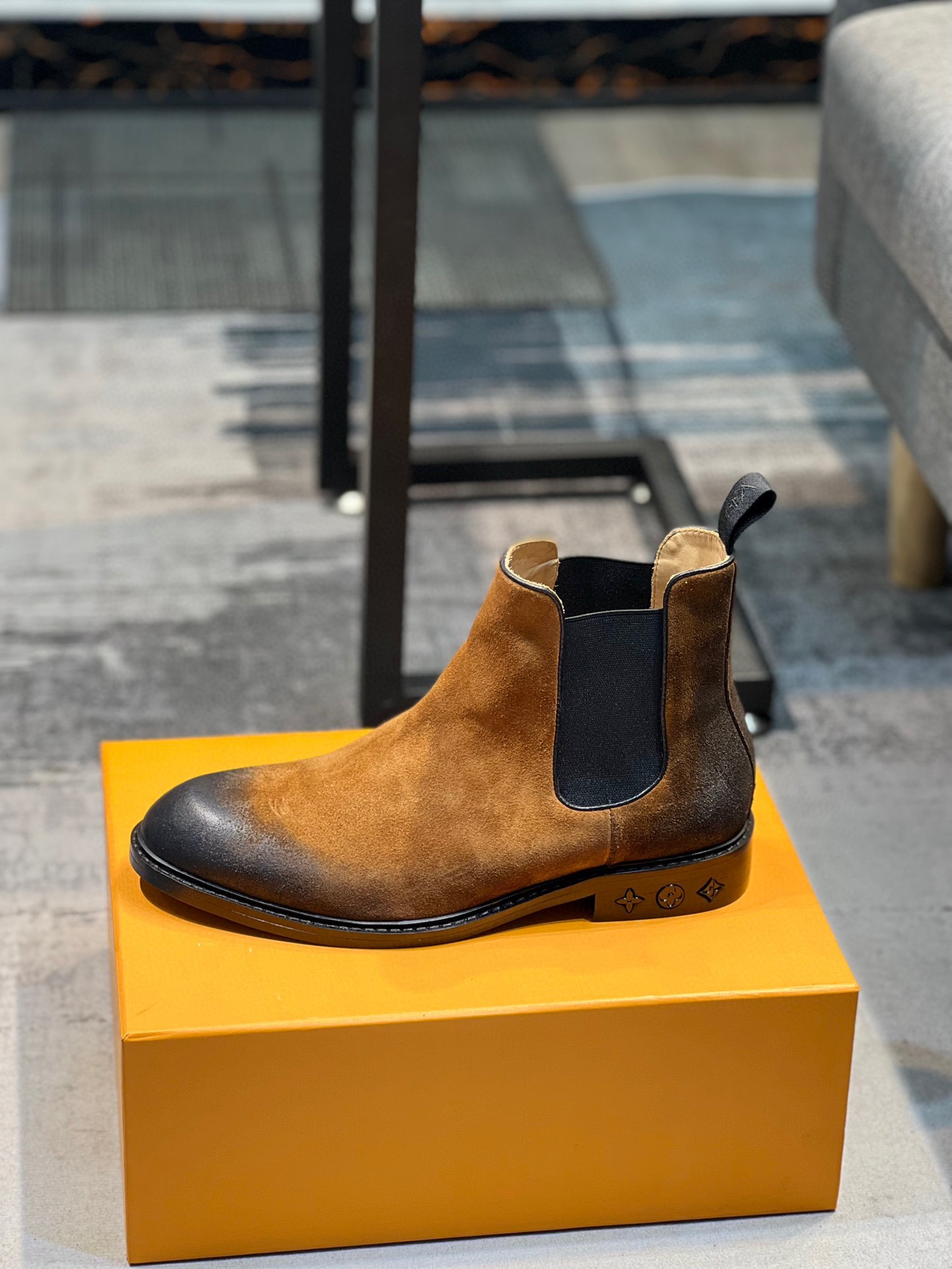 Louis Vuitton Botas Réplica AAA+ Diseñador
 Hombres Cuero de vaca Casual