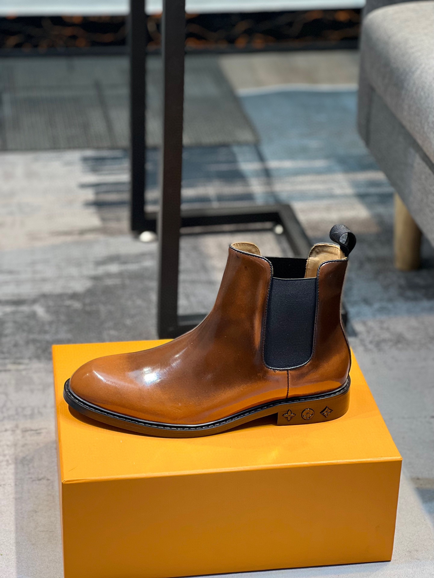 Louis Vuitton Botas Hombres Cuero de vaca Casual